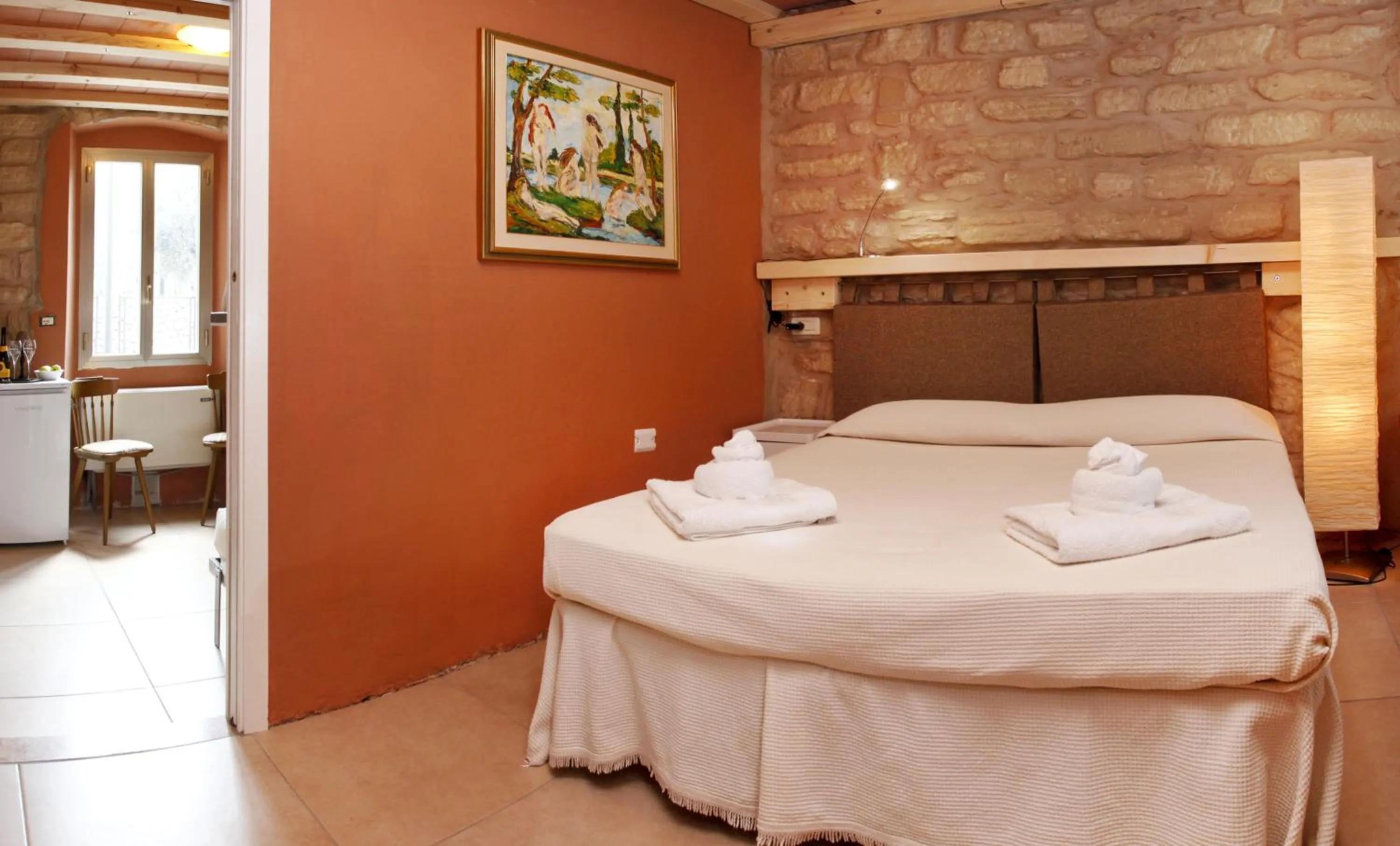 Bed in Albergo Garni Orchidea