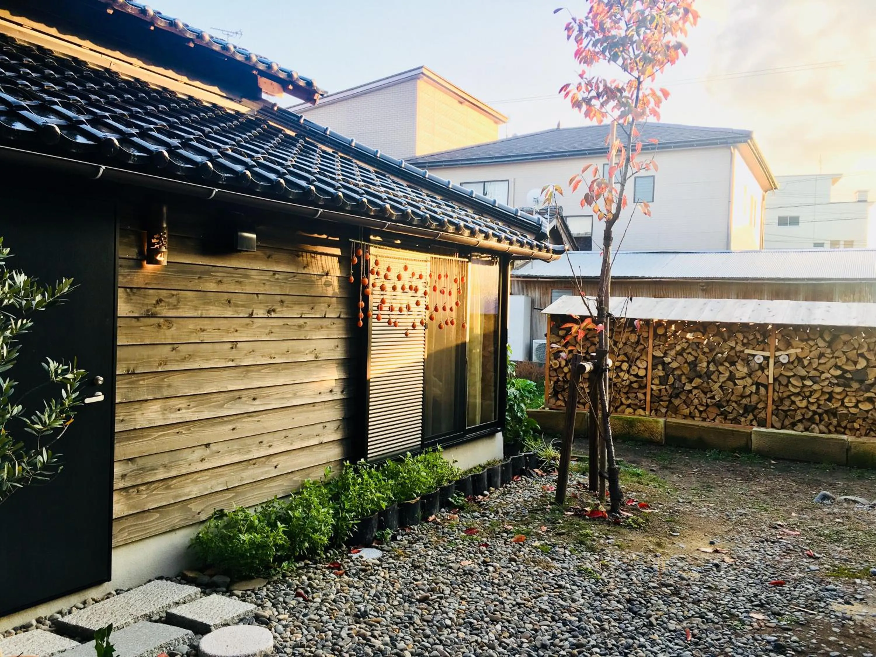 Garden view in B&B Neagari