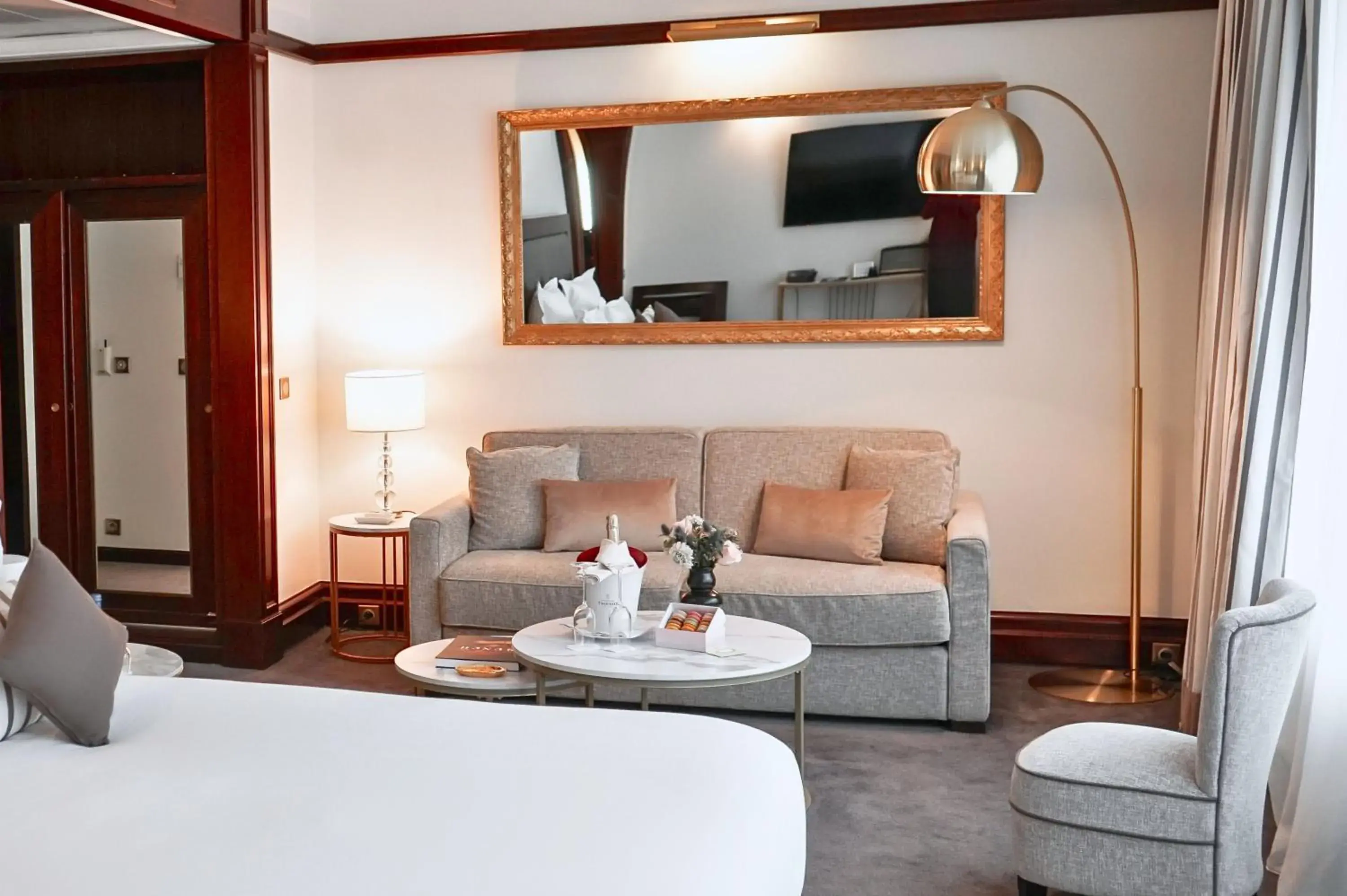 Living room, Bed in Hôtel Pont Royal Paris Living room, Bed in Hôtel Pont Royal Paris