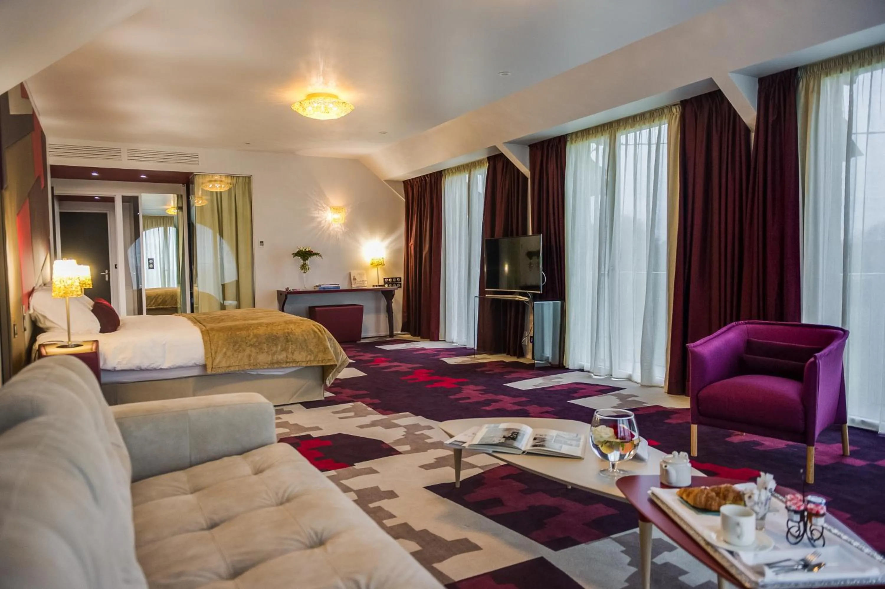 Living room in Domaine de La Ferrière