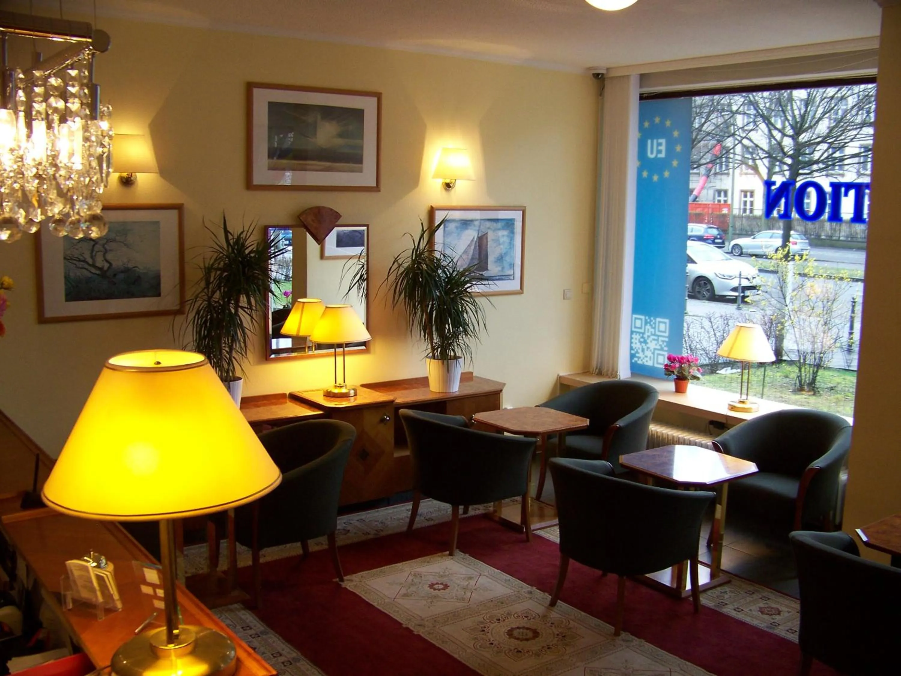 Seating area in Hotel Amadeus Central