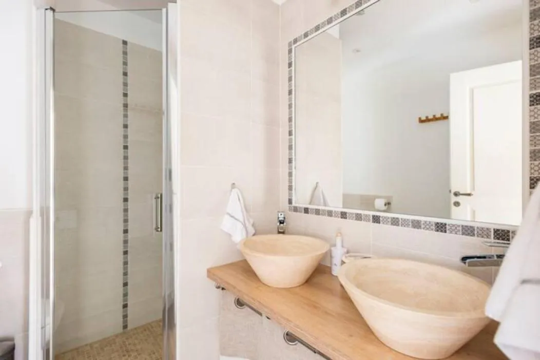 Bathroom in B&B Des Histoires d'Anges - Côté Jardin - Accueil Vélo