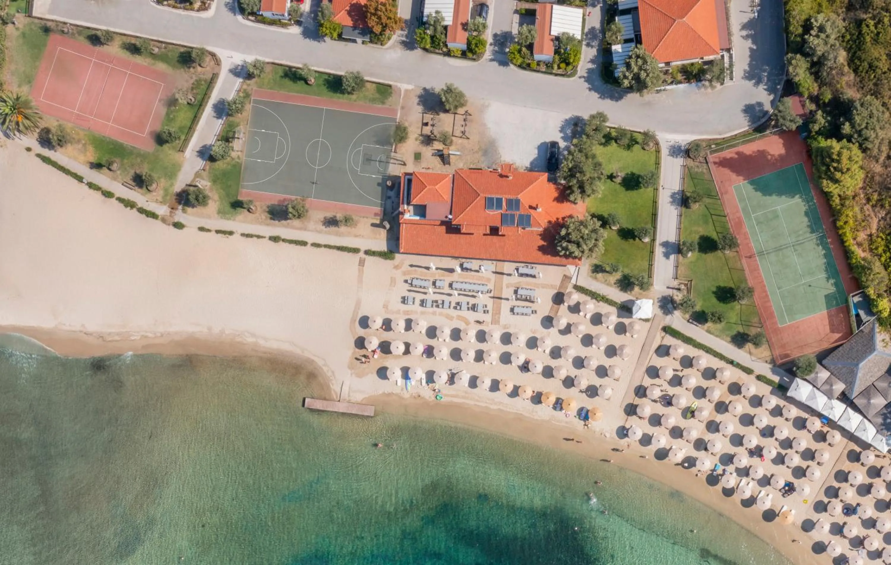 Bird's eye view in Camping Castello