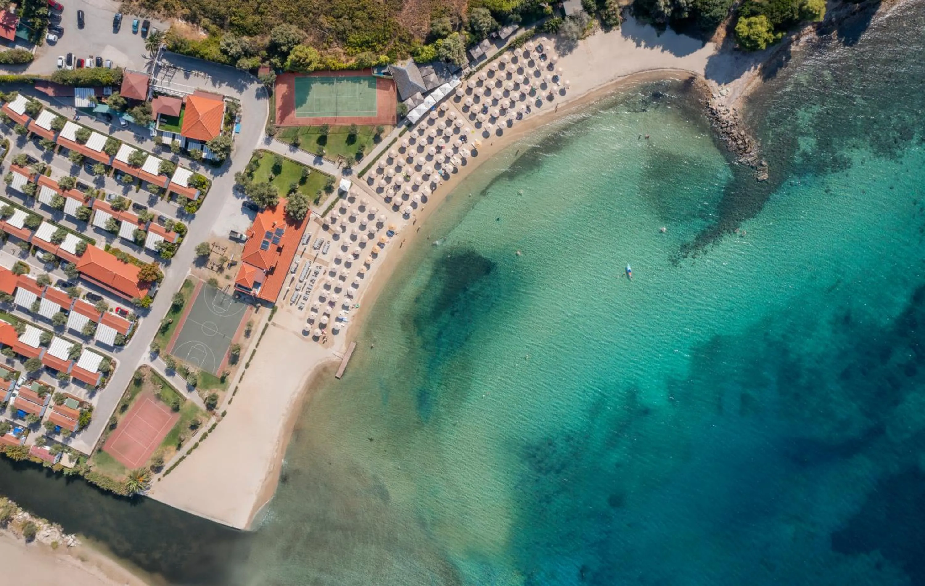 Bird's eye view in Camping Castello