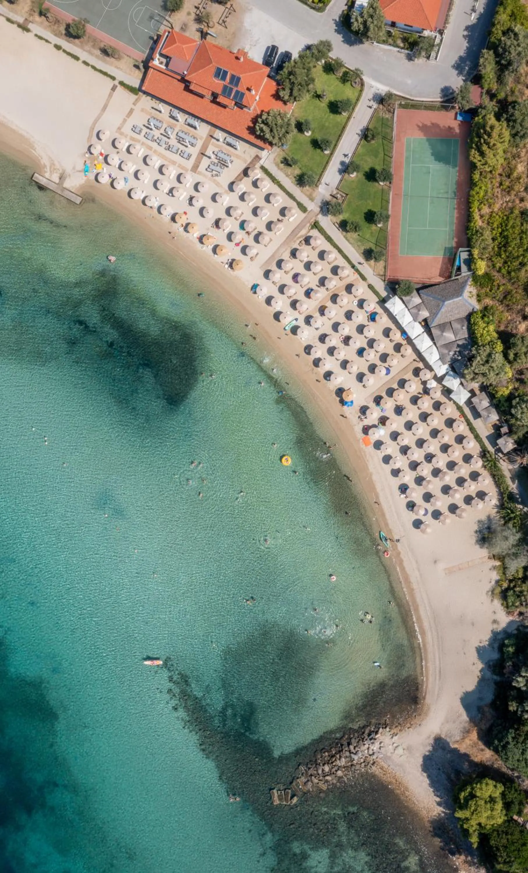 Bird's eye view in Camping Castello