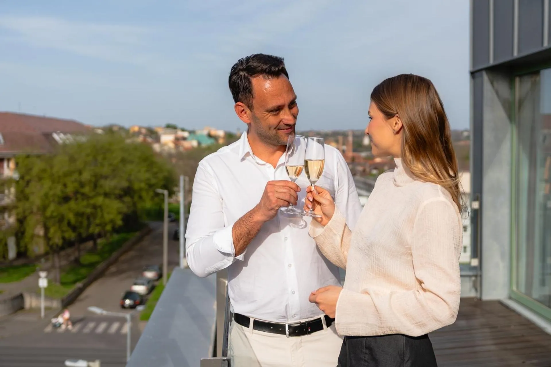 Balcony/Terrace in Corso Hotel Pécs