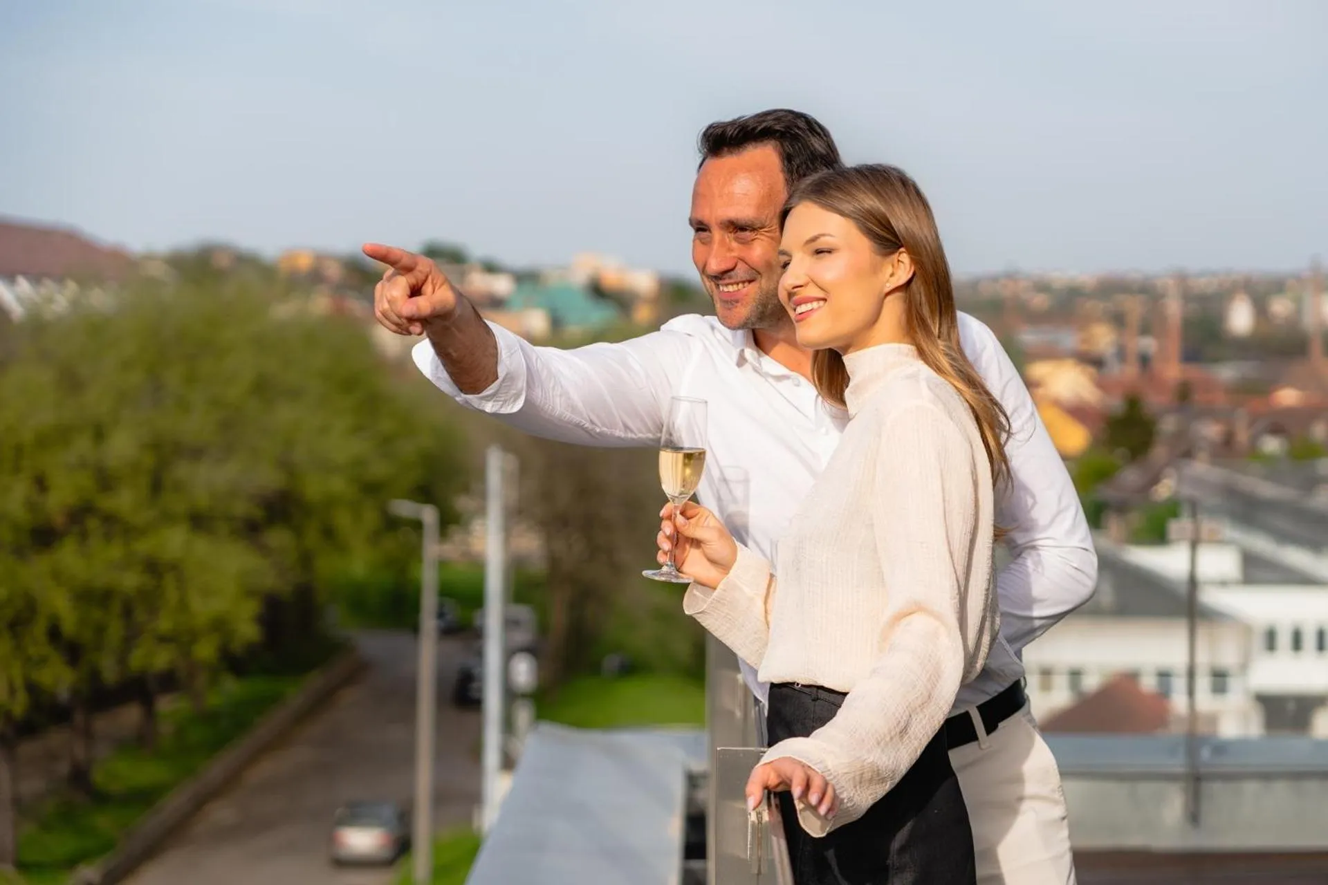 Balcony/Terrace in Corso Hotel Pécs