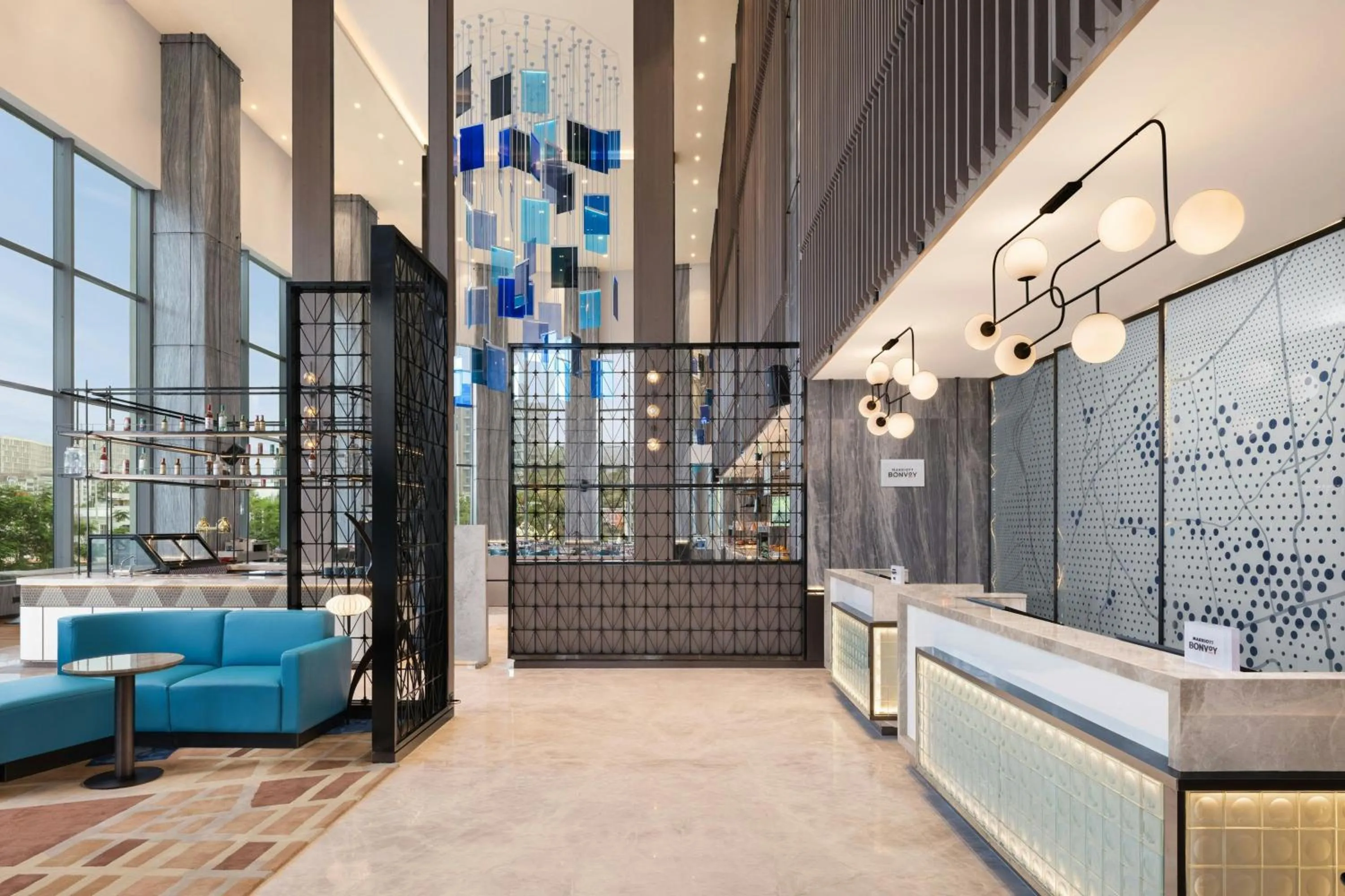 Lobby or reception in Le Meridien Ahmedabad