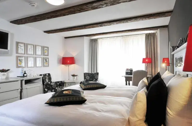 Bed in Hotel Herrnschloesschen Bed in Hotel Herrnschloesschen