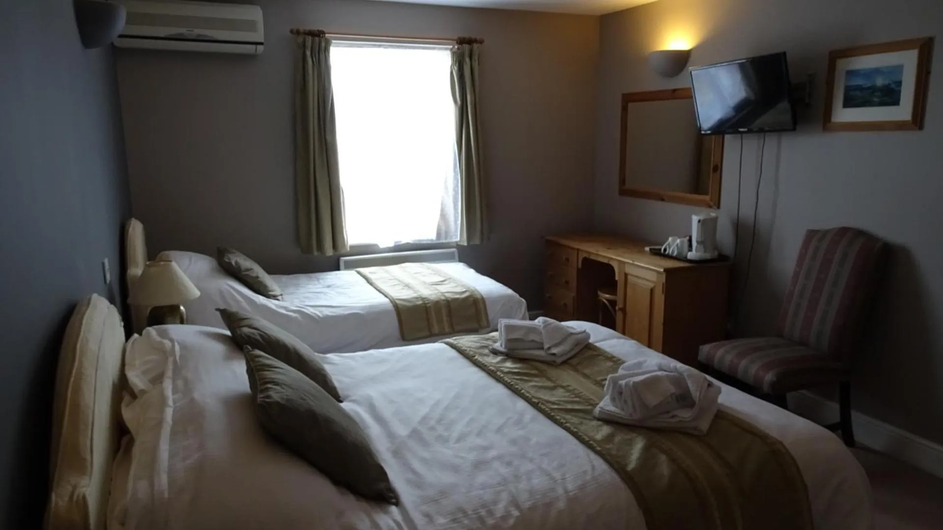 Bed in The Furze Bush Inn