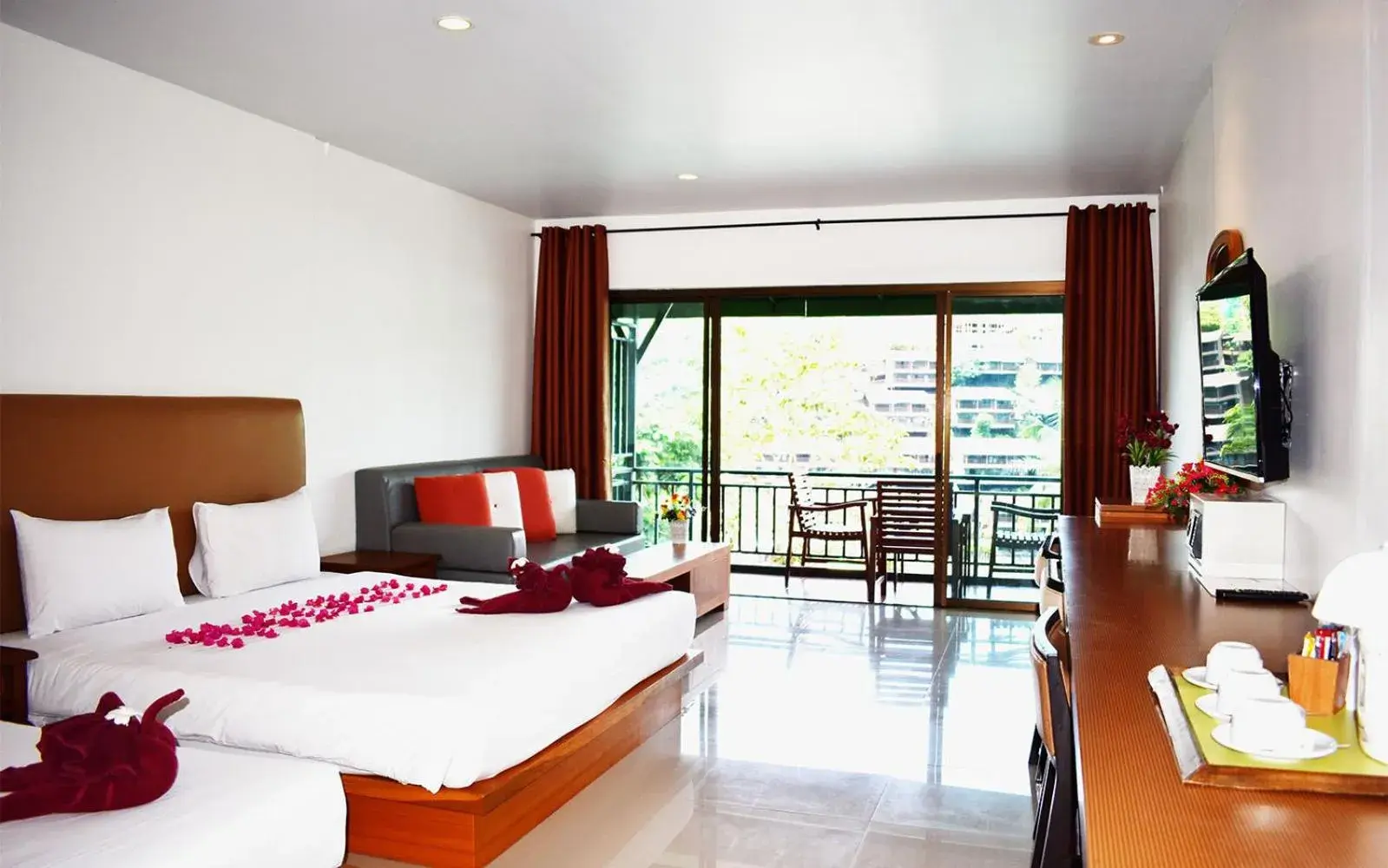 Bedroom, Bed in Phi Phi Arboreal Resort Bedroom, Bed in Phi Phi Arboreal Resort