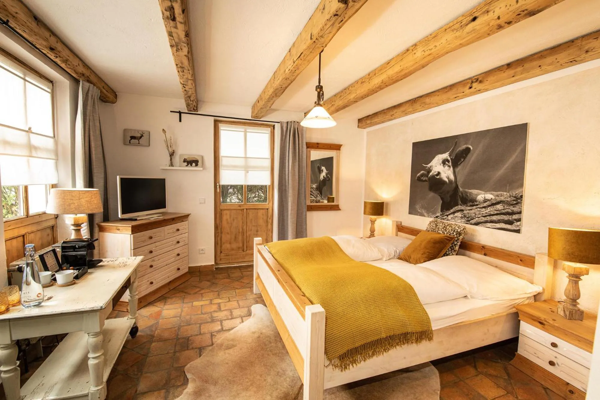 Bed in Landhaus Diedert