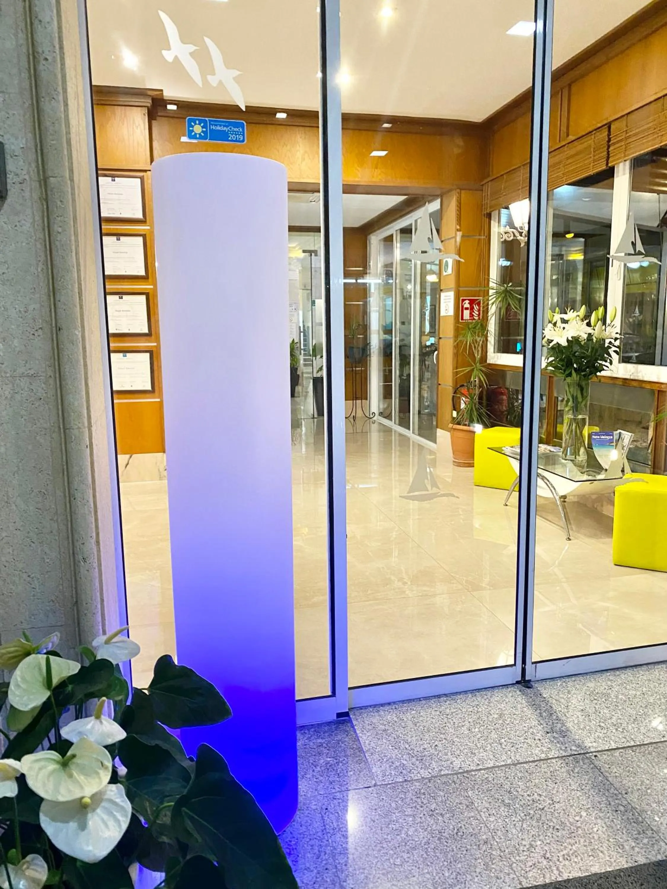 Lobby or reception in Hotel Amoros