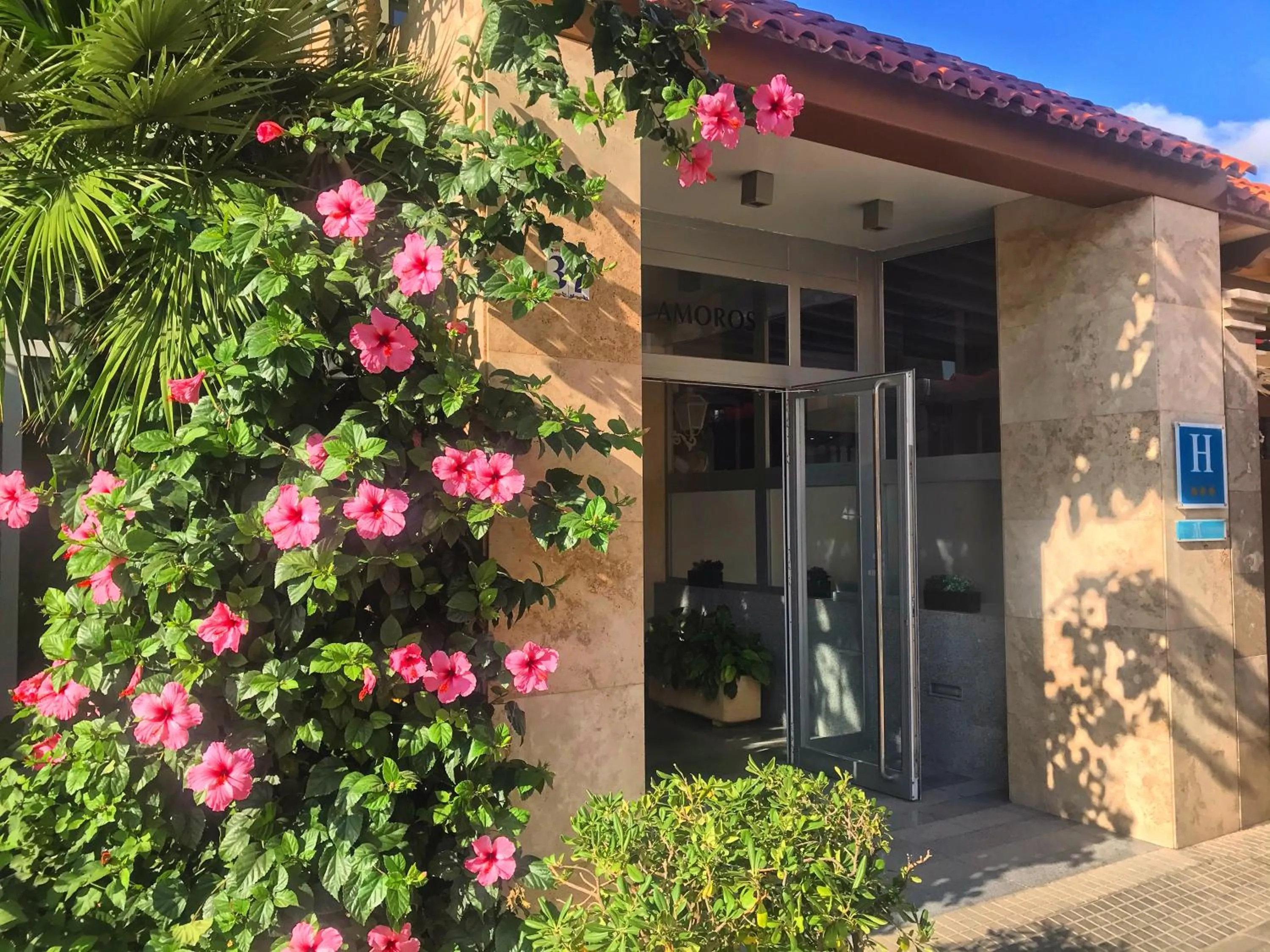Facade/entrance in Hotel Amoros
