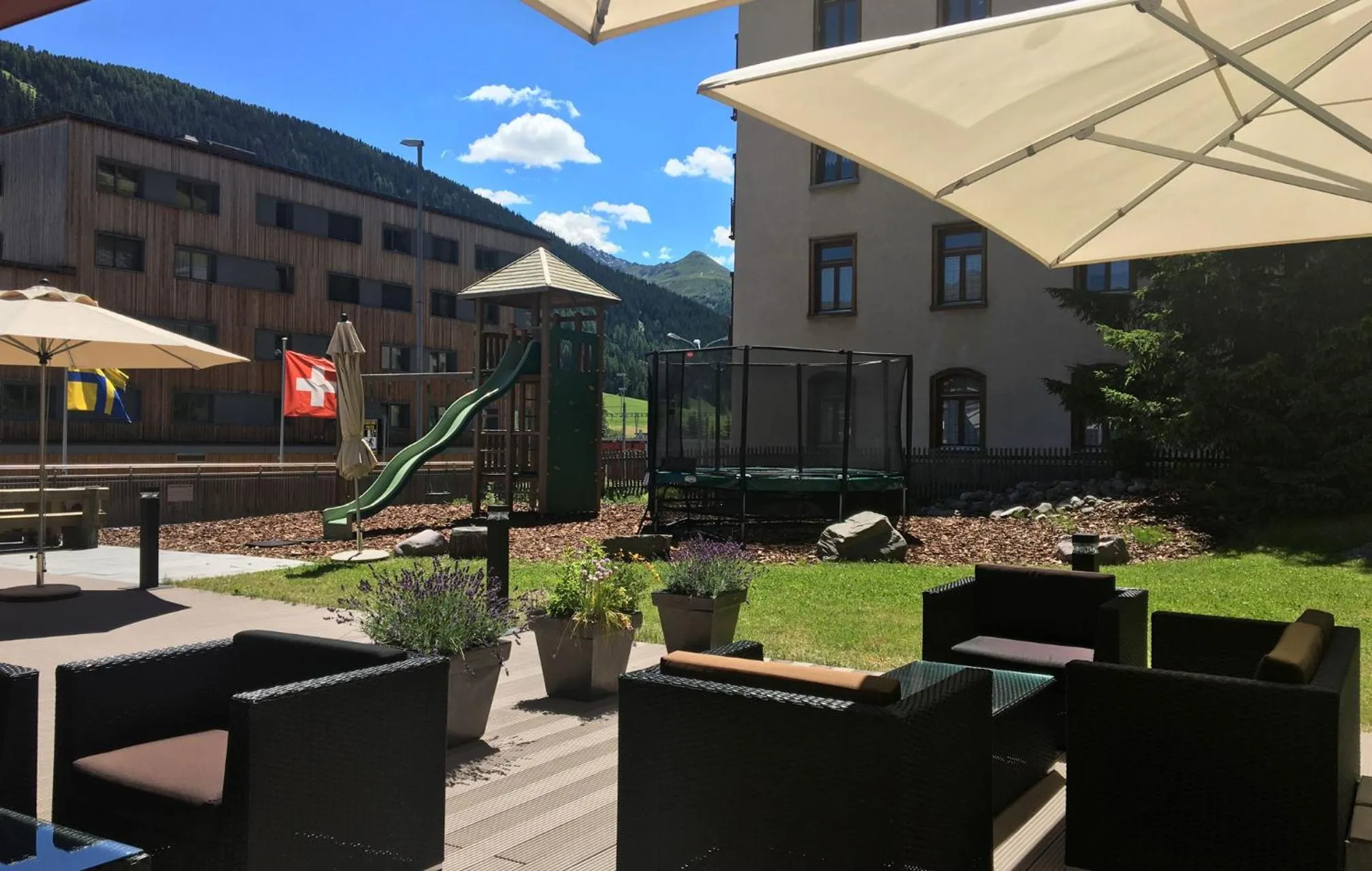 Children play ground in Grischa - Das Hotel Davos