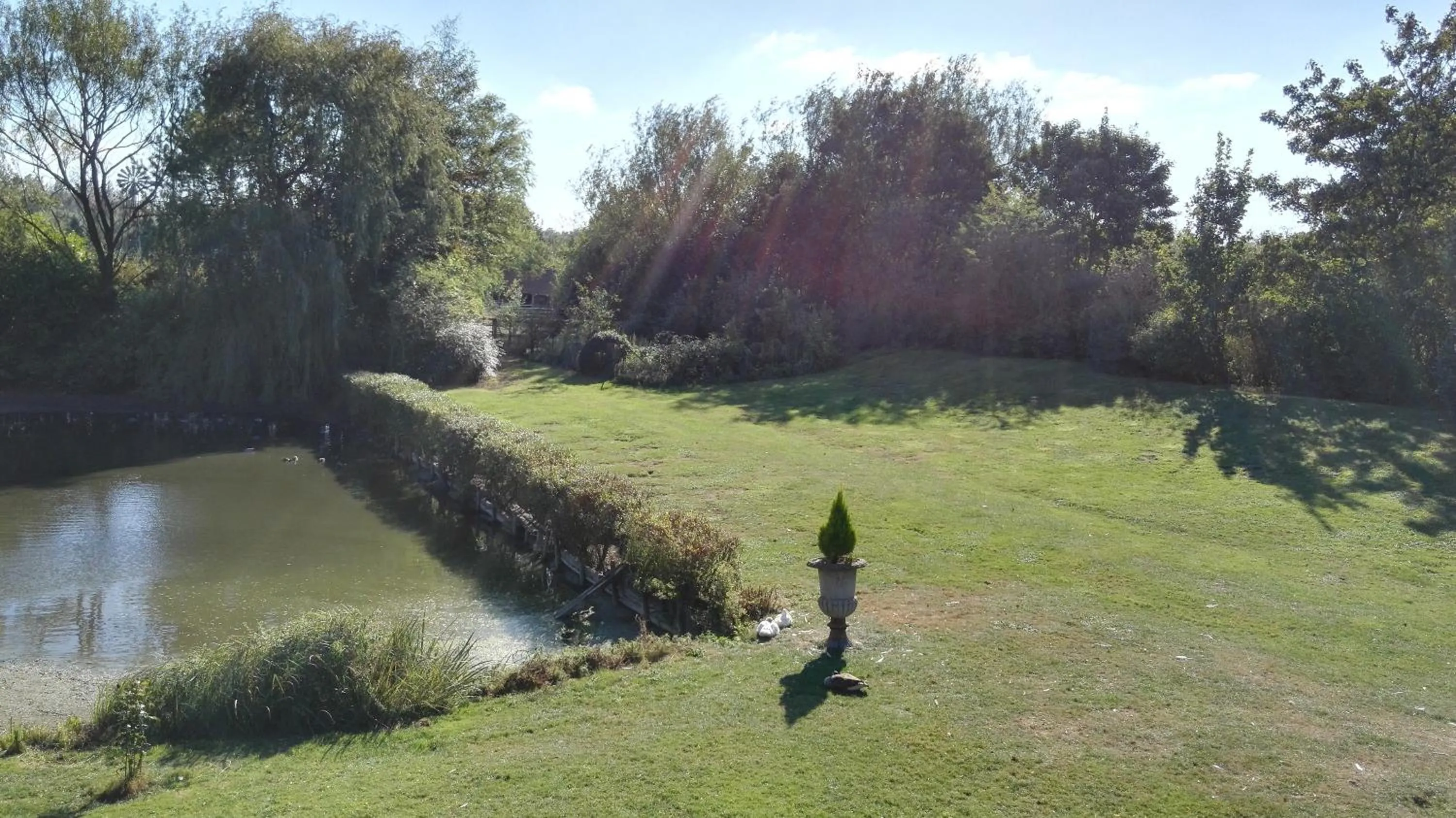 Garden view in les Bovrieres