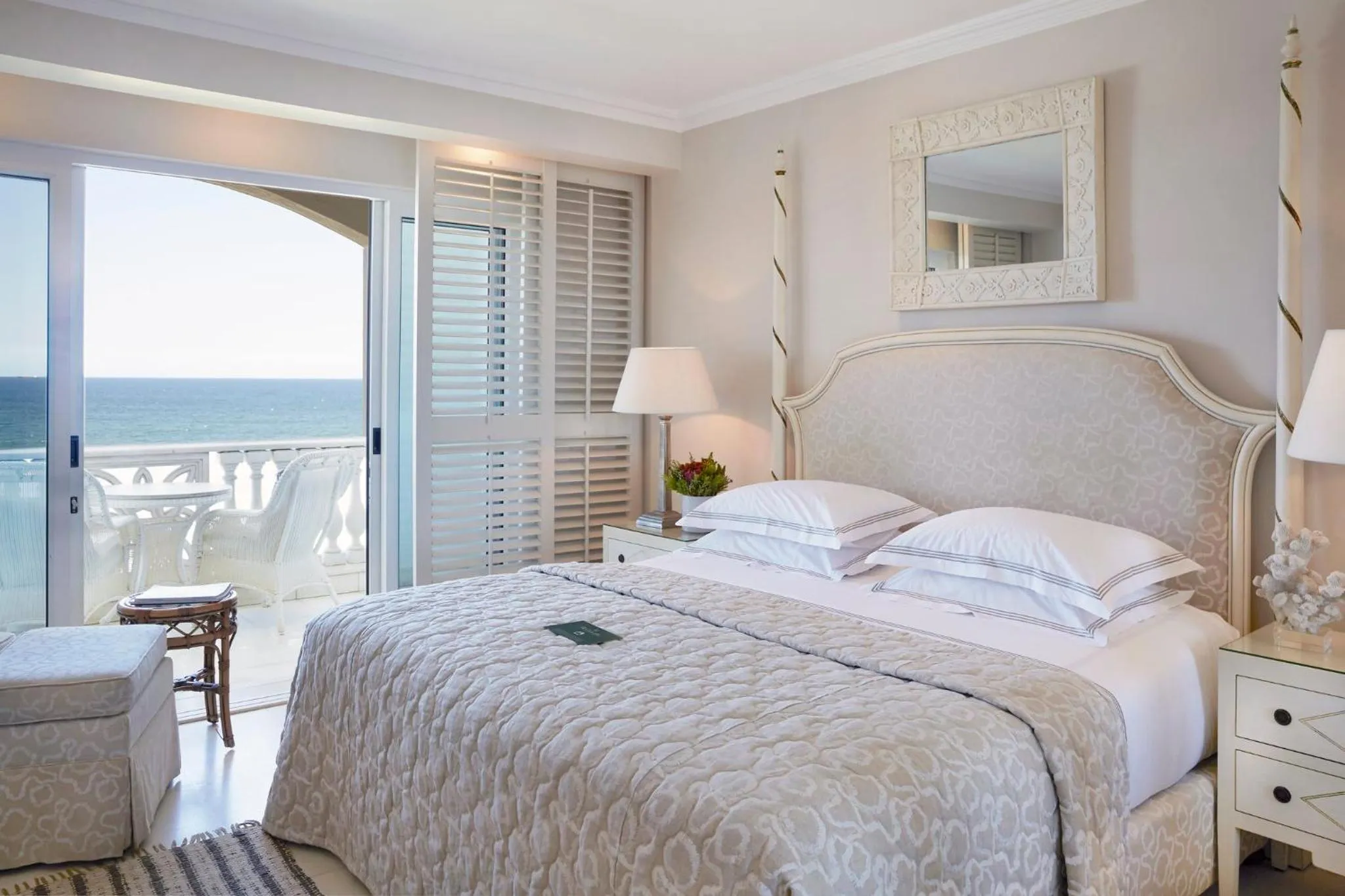 Photo of the whole room, Bed in The Oyster Box