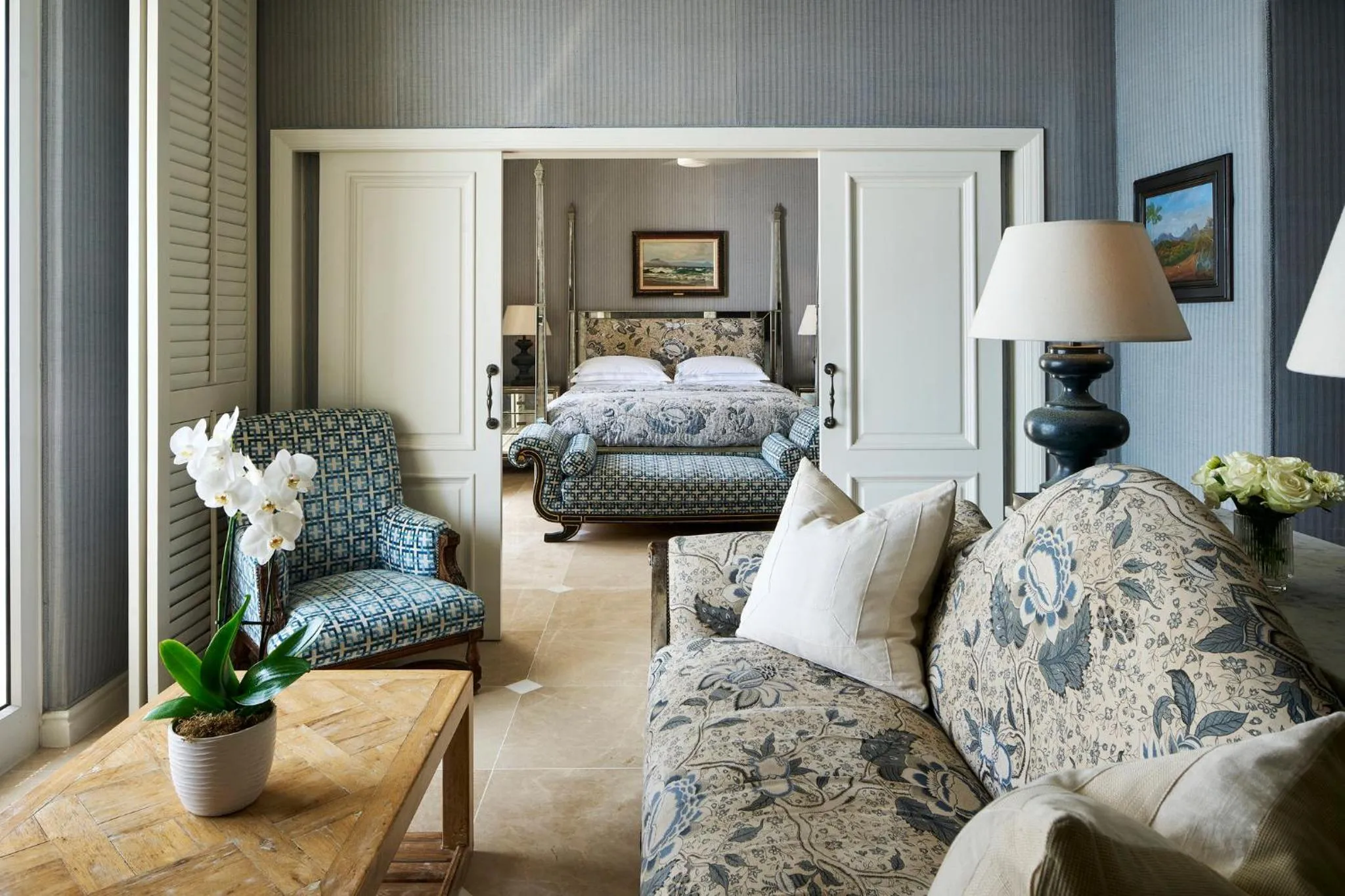 Photo of the whole room, Bed in The Oyster Box