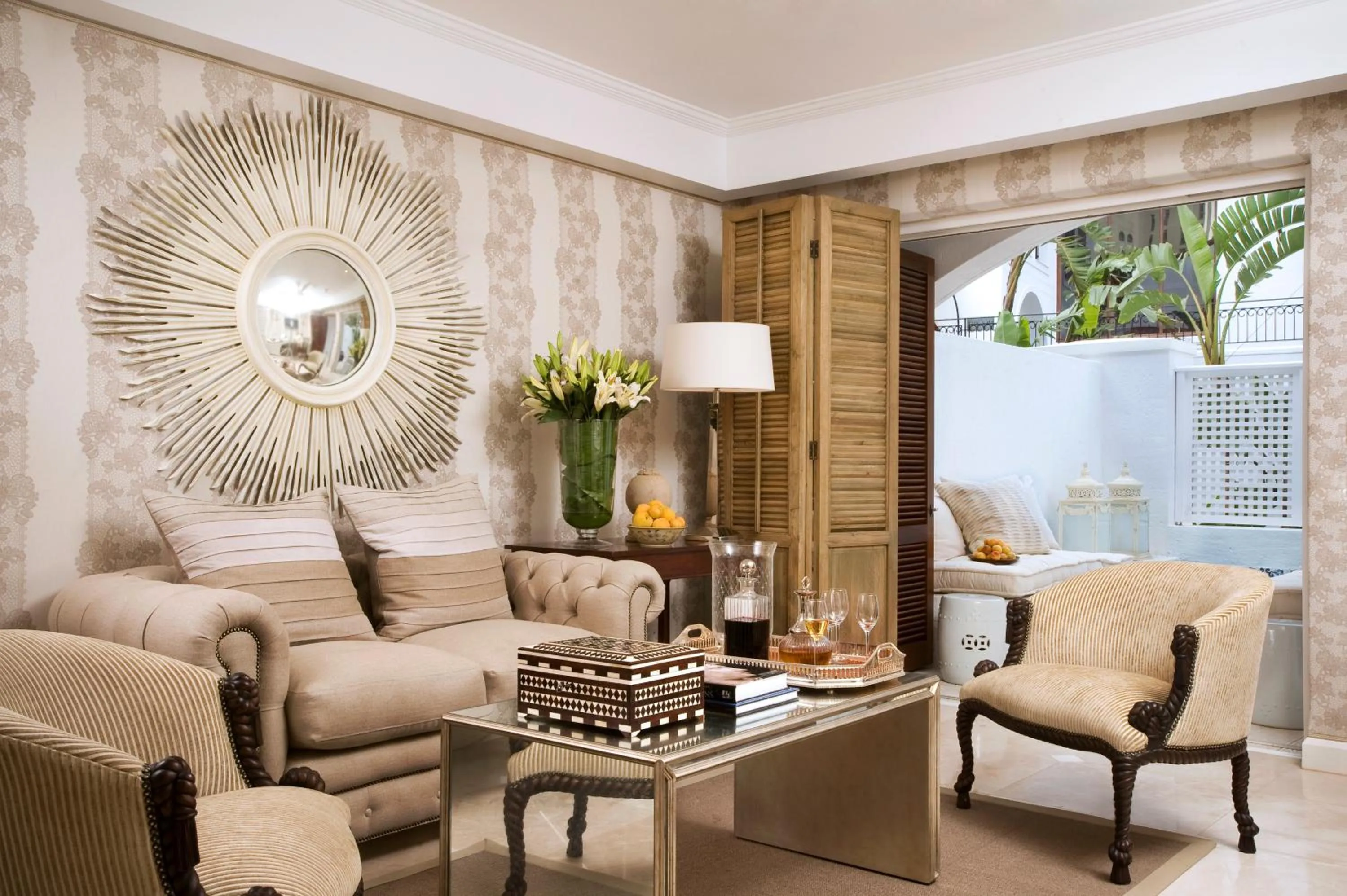 Decorative detail in The Oyster Box