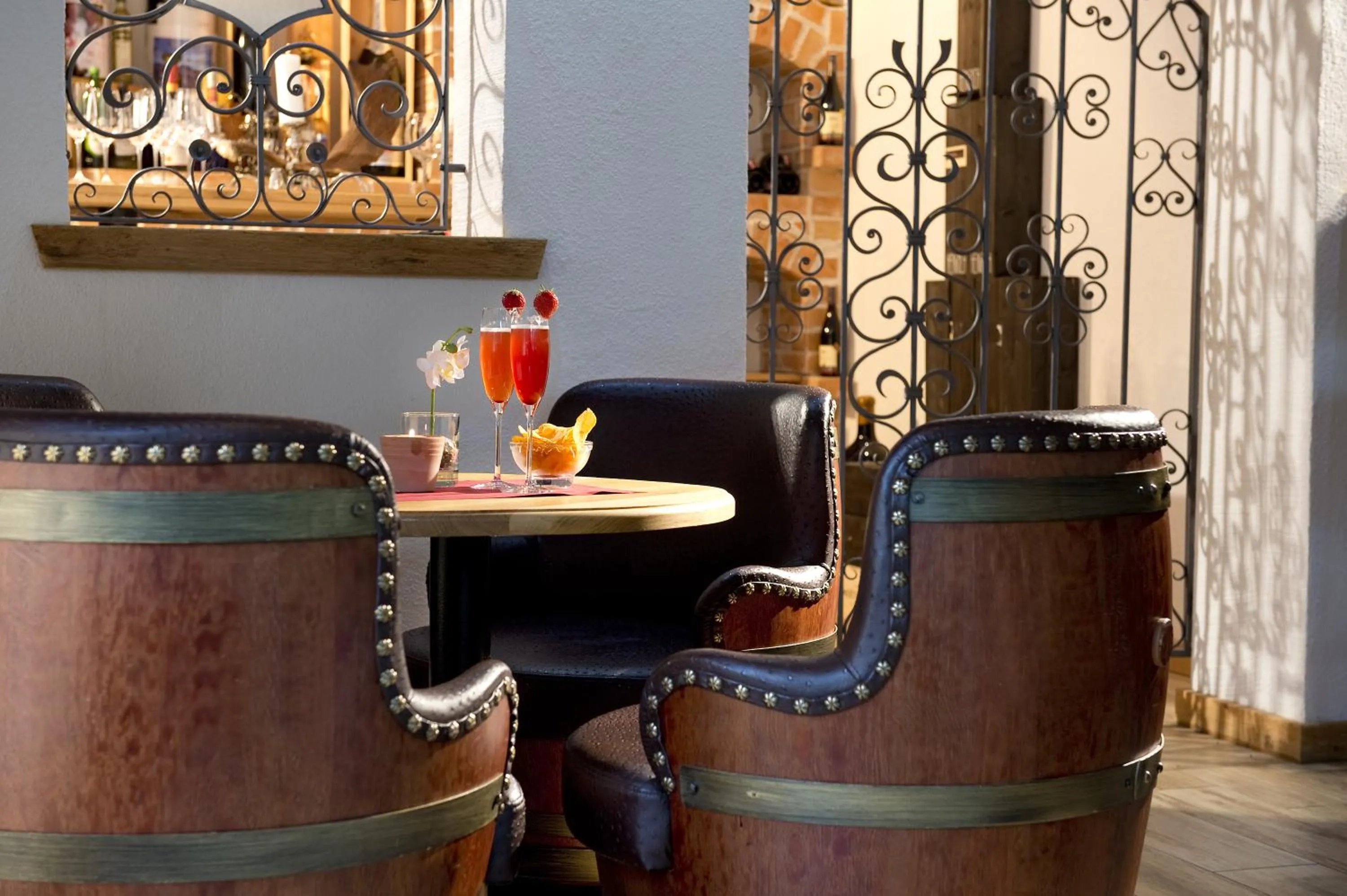 Communal lounge/ TV room in Hotel Wiesenegg