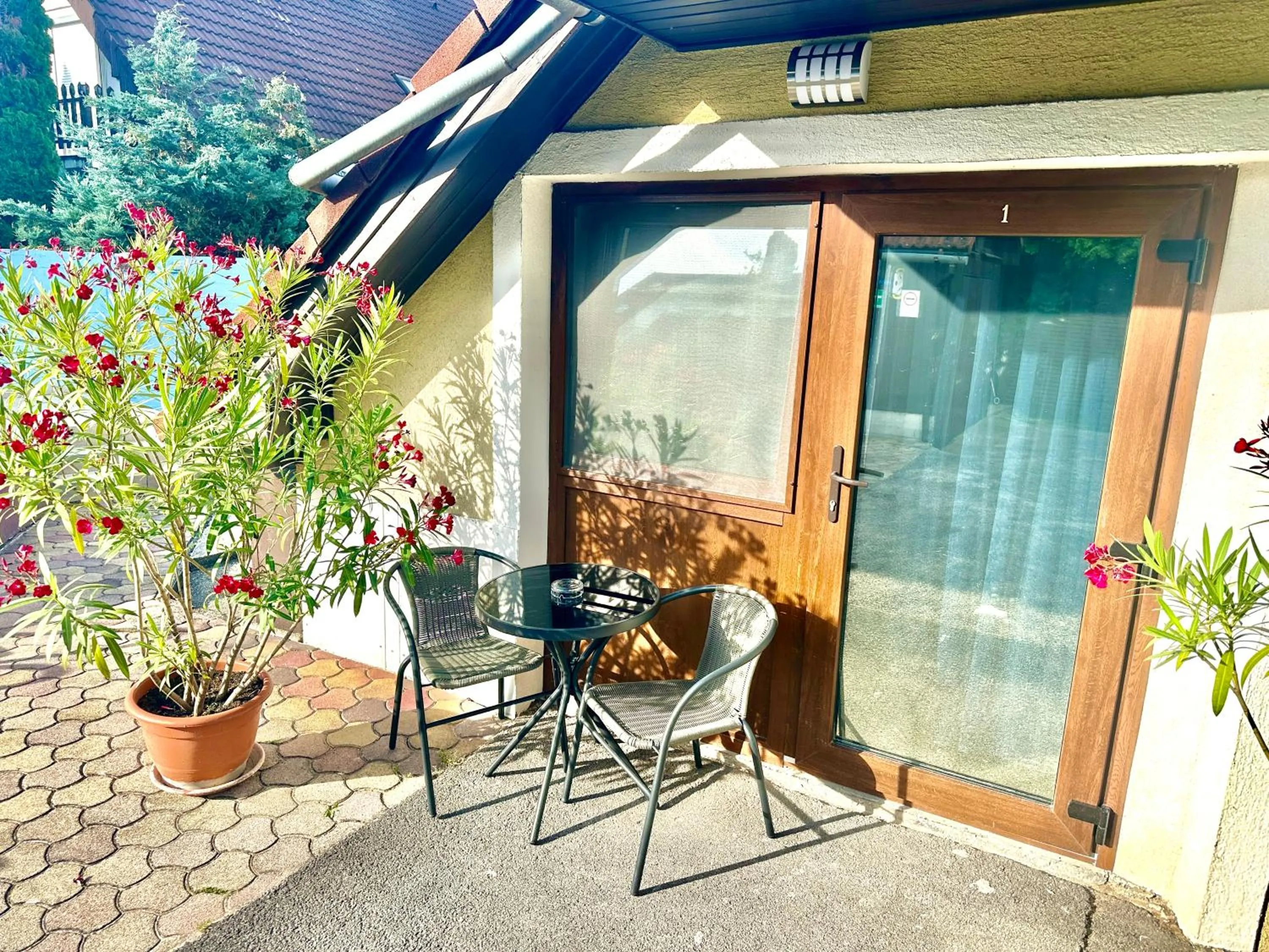 Balcony/Terrace in See Vendégház - Siófok