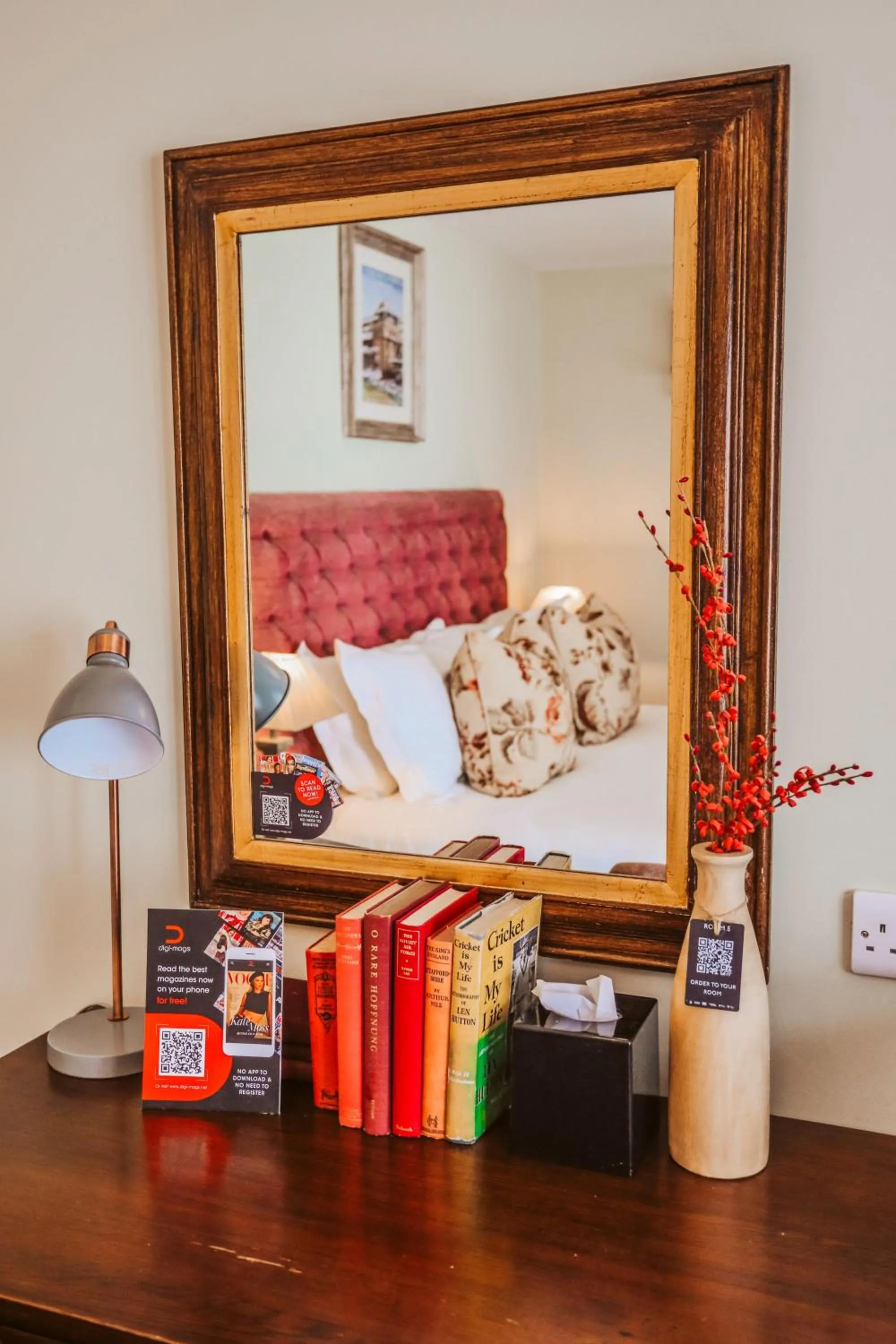 Decorative detail, Bed in The Thomas Lord