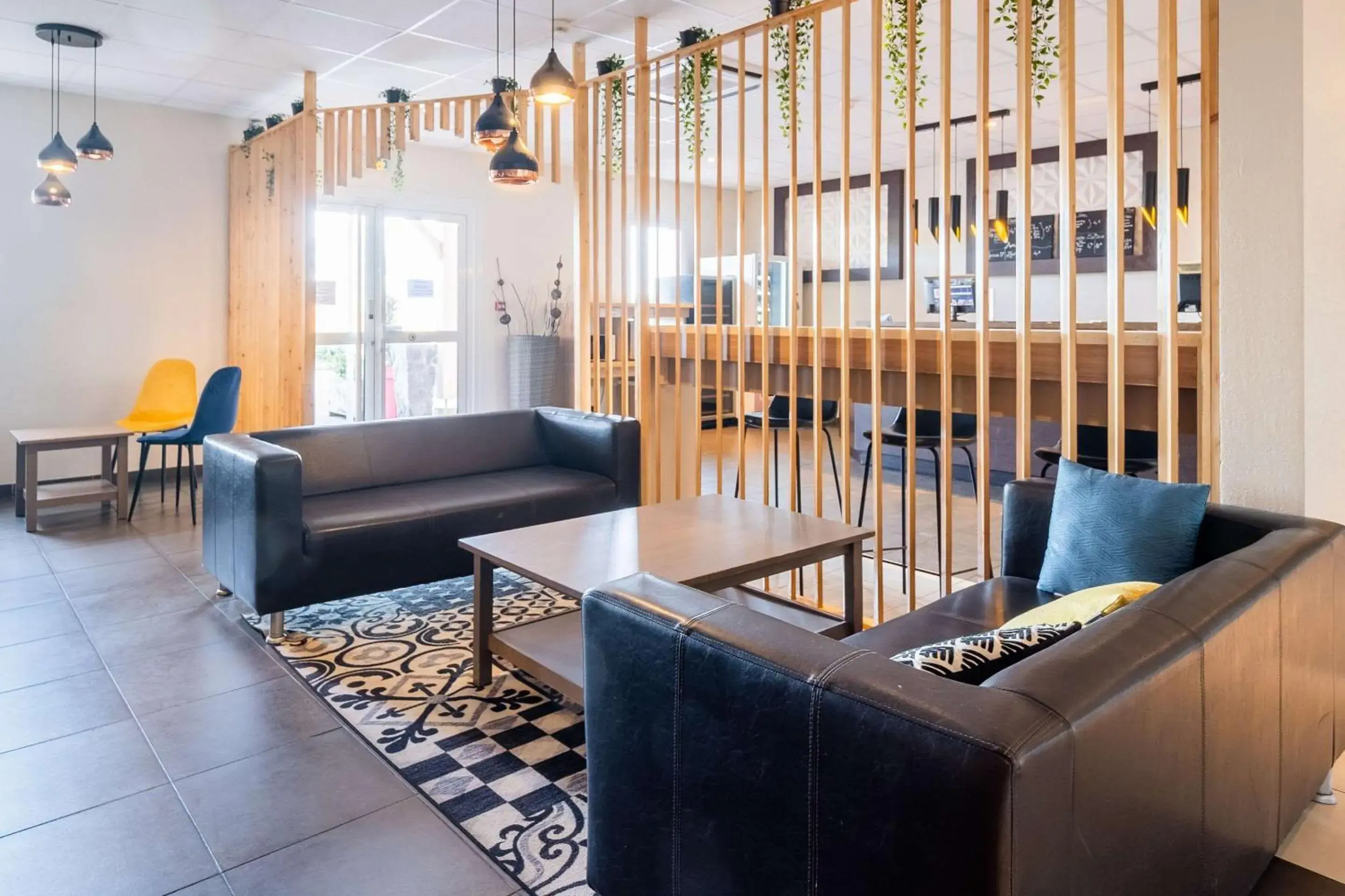 Lobby or reception in Kyriad Dijon Sud - Longvic Lobby or reception in Kyriad Dijon Sud - Longvic