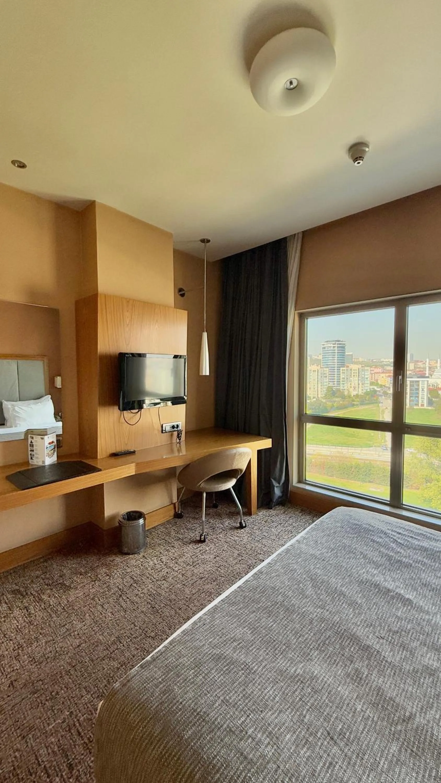 Seating area, Bed in The Green Park Pendik