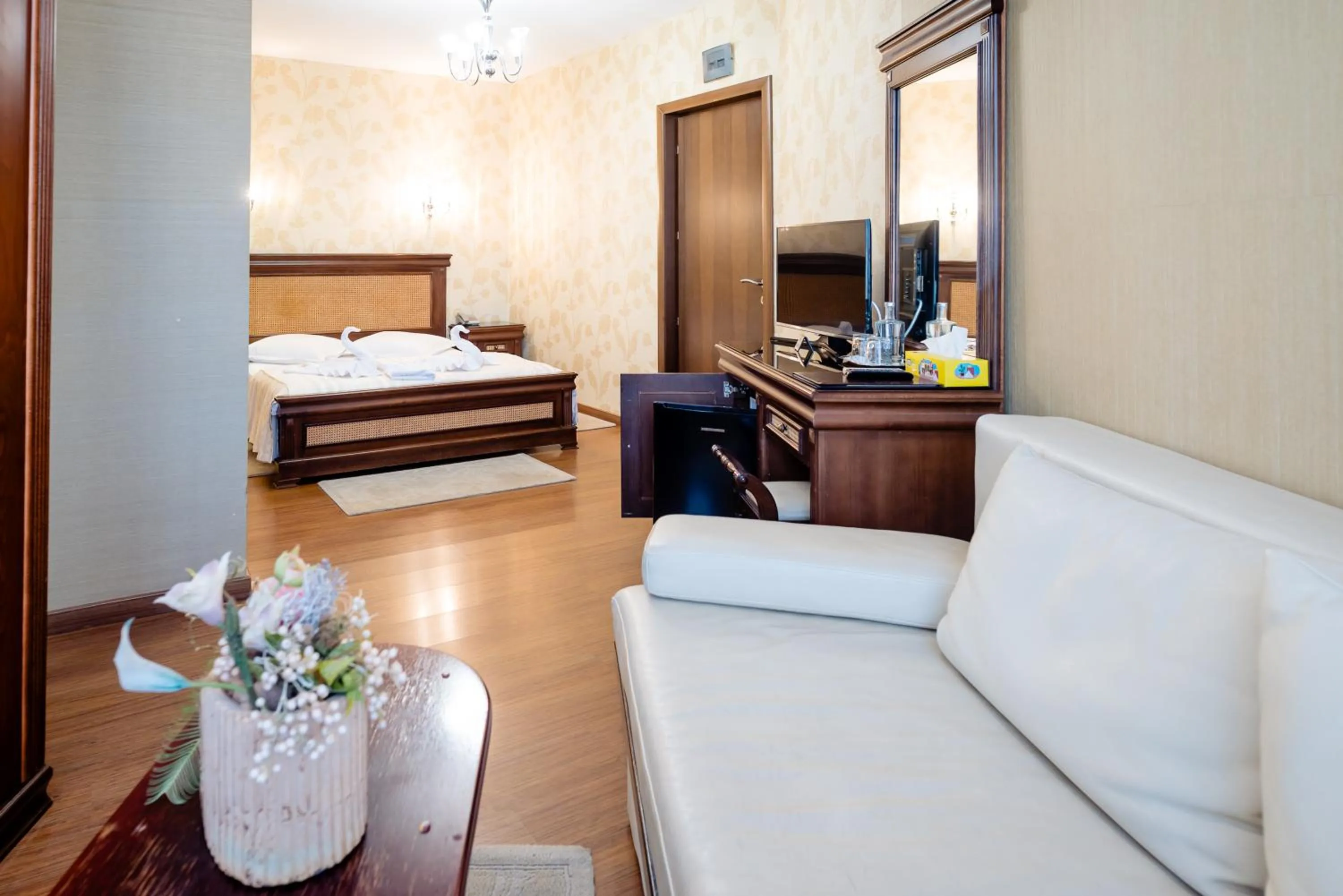 Bed in Acapulco Hotel