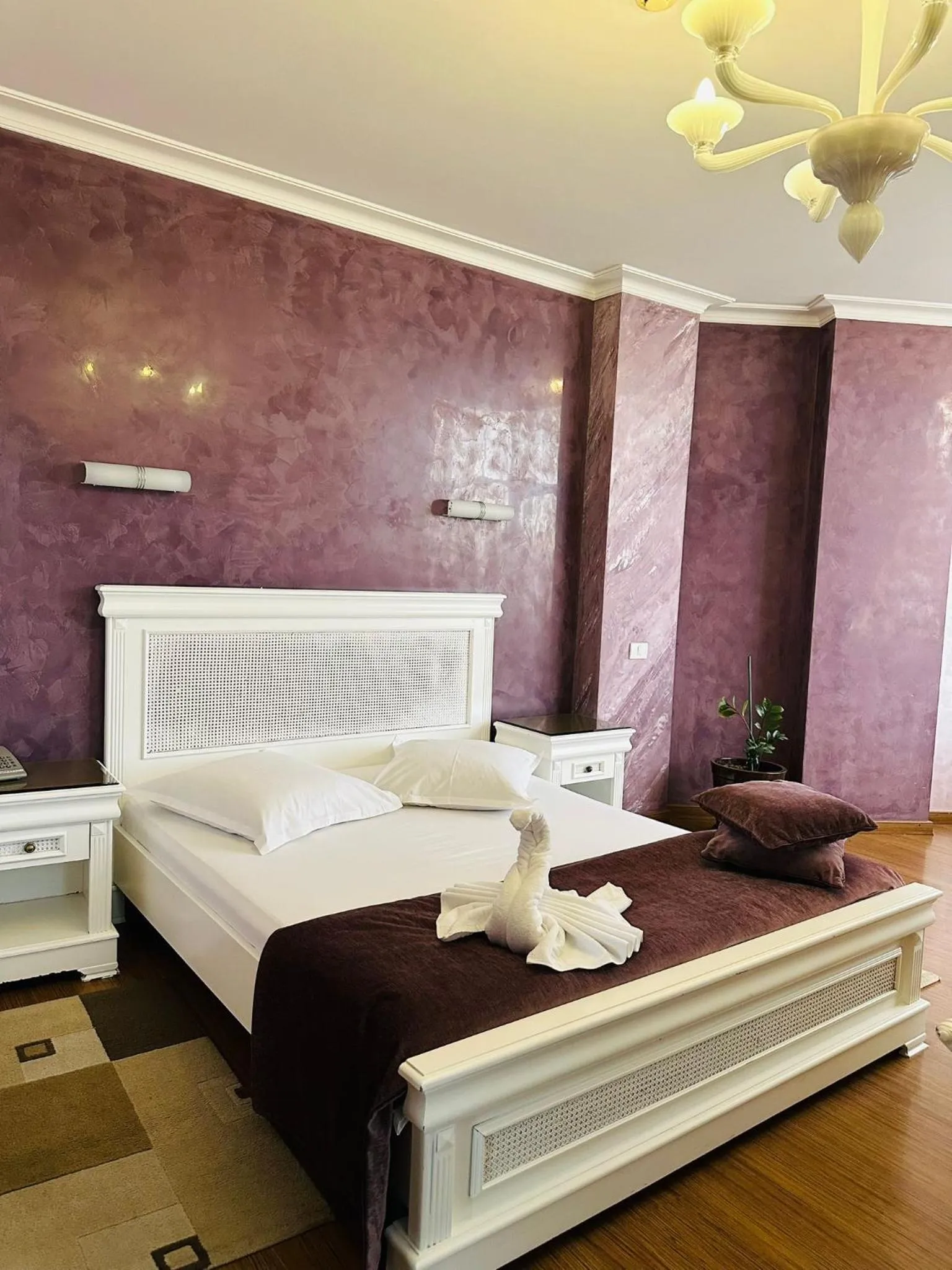 Bed in Acapulco Hotel