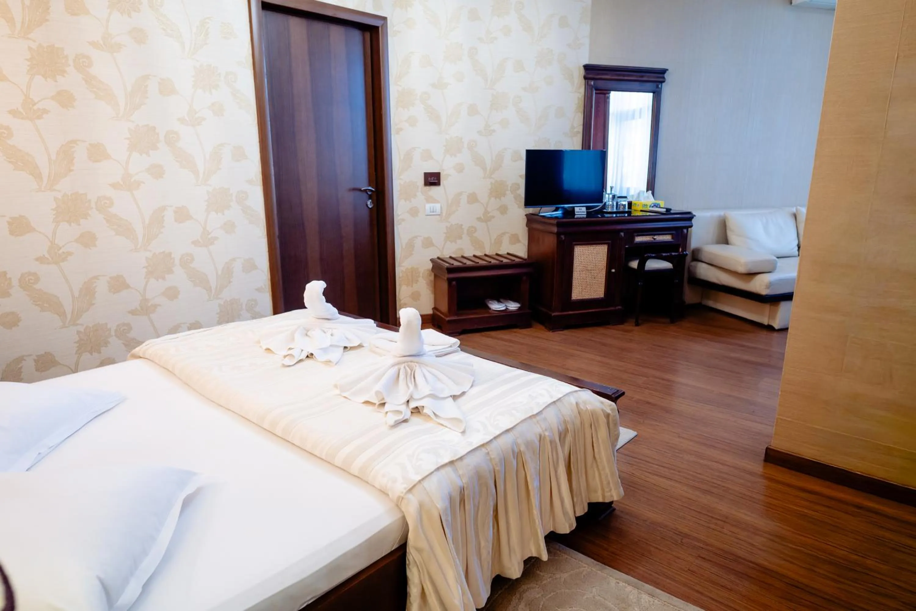 Bed in Acapulco Hotel