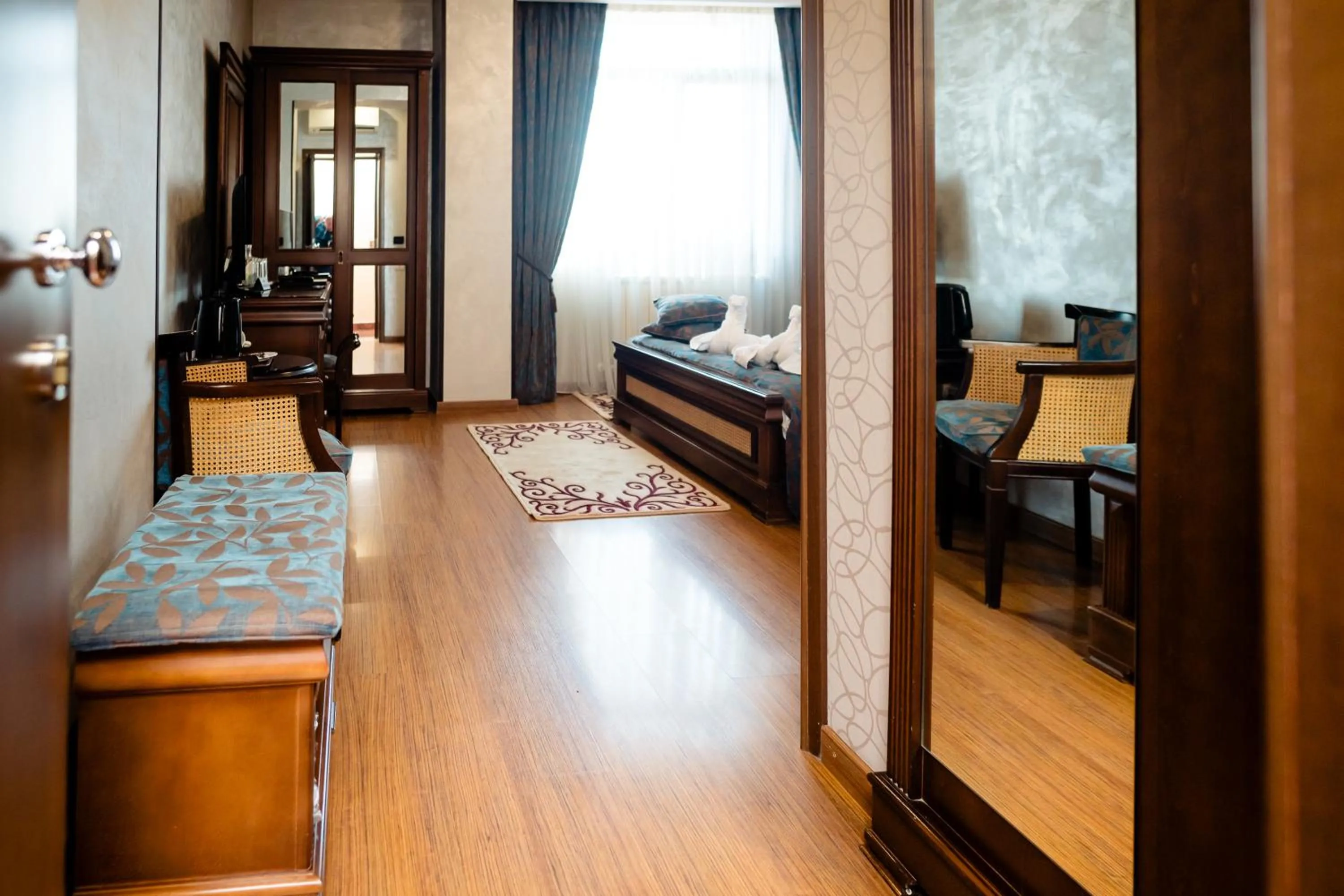 Bed in Acapulco Hotel