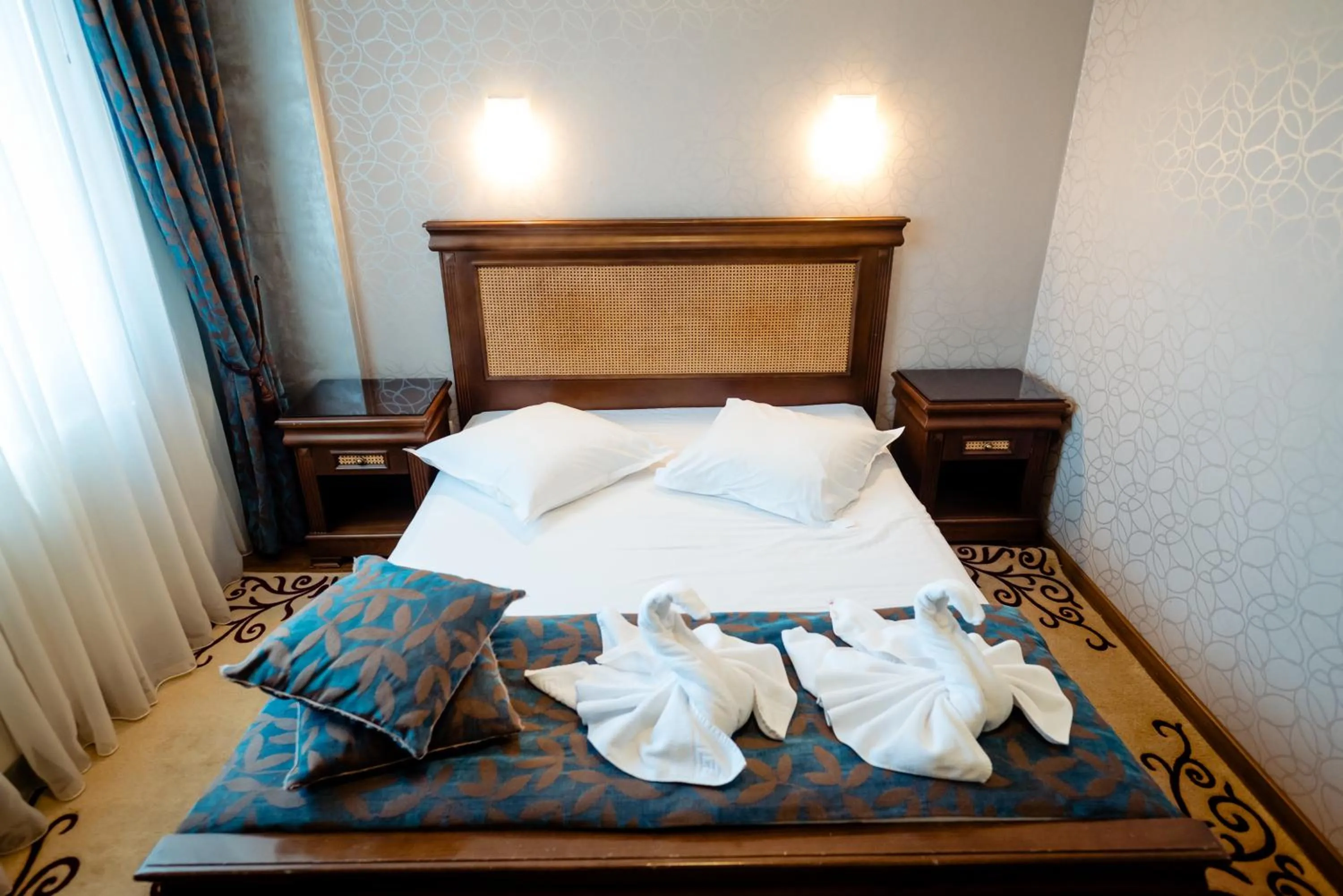 Bed in Acapulco Hotel