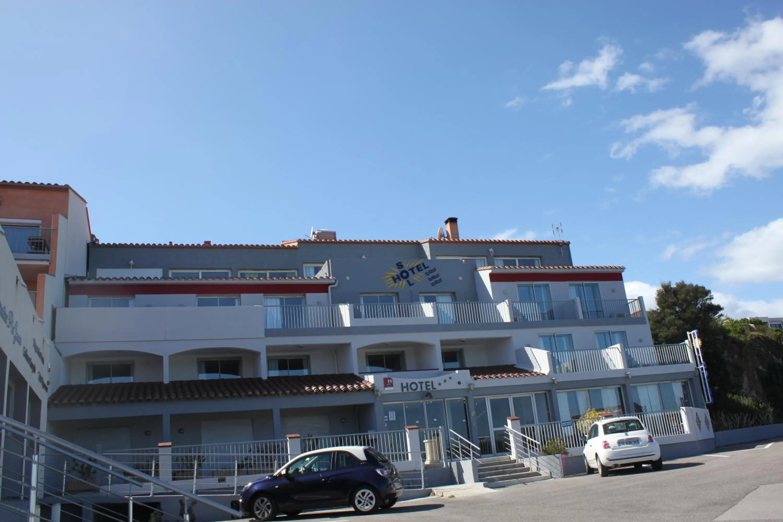 Property building in Logis Hotel Solhotel