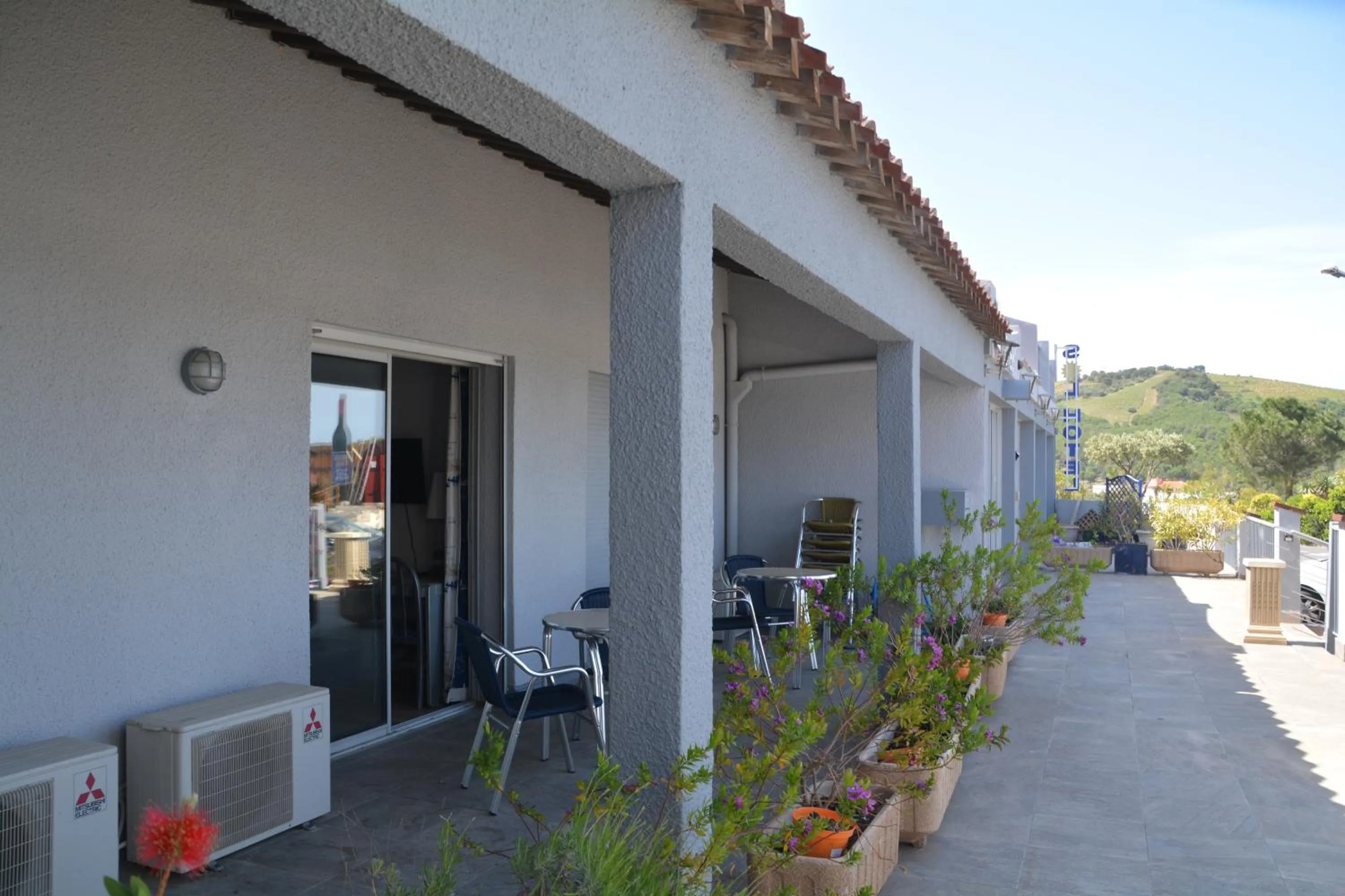Balcony/Terrace in Logis Hotel Solhotel