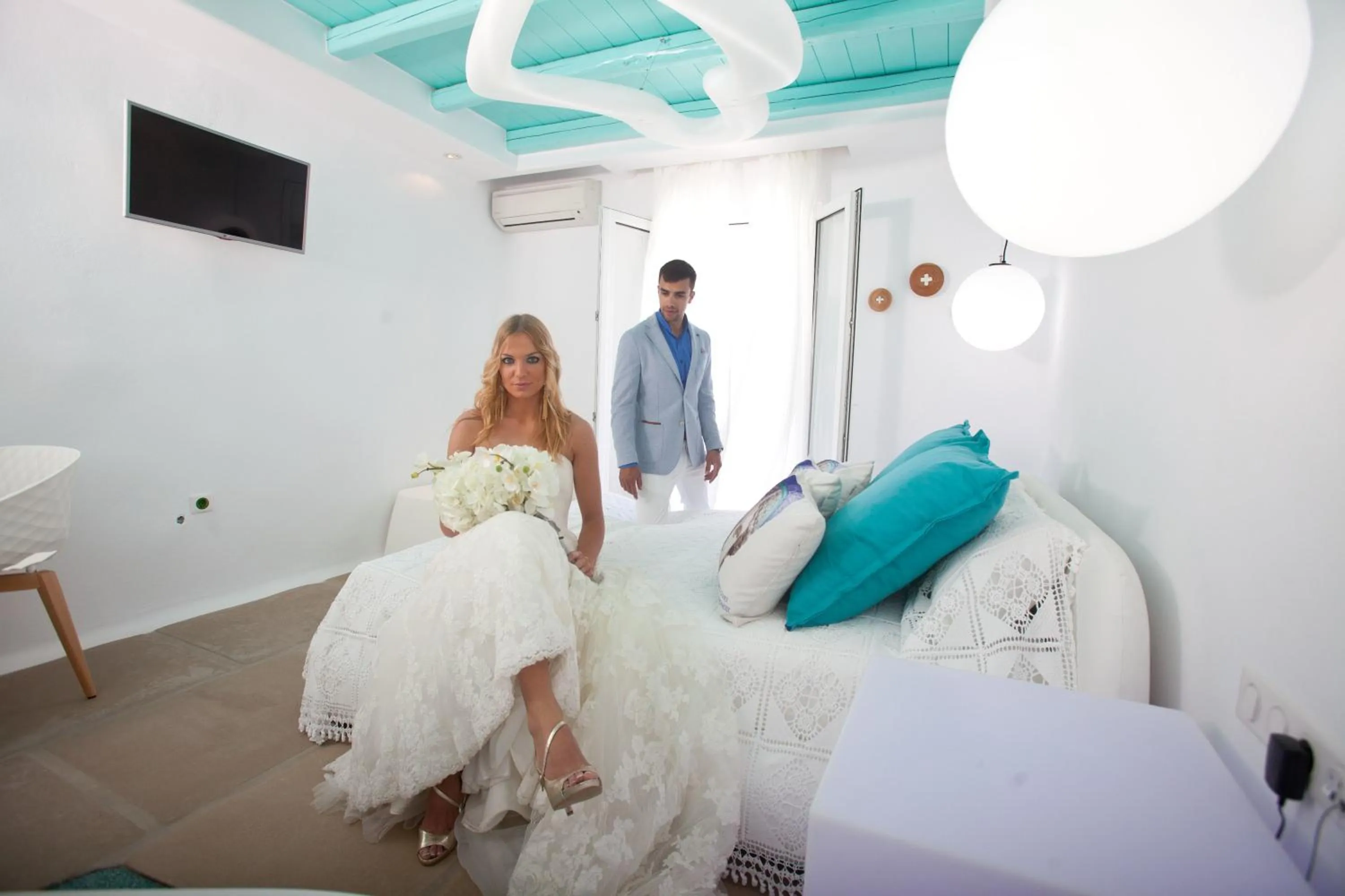 Bedroom in Golden Sun Hotel