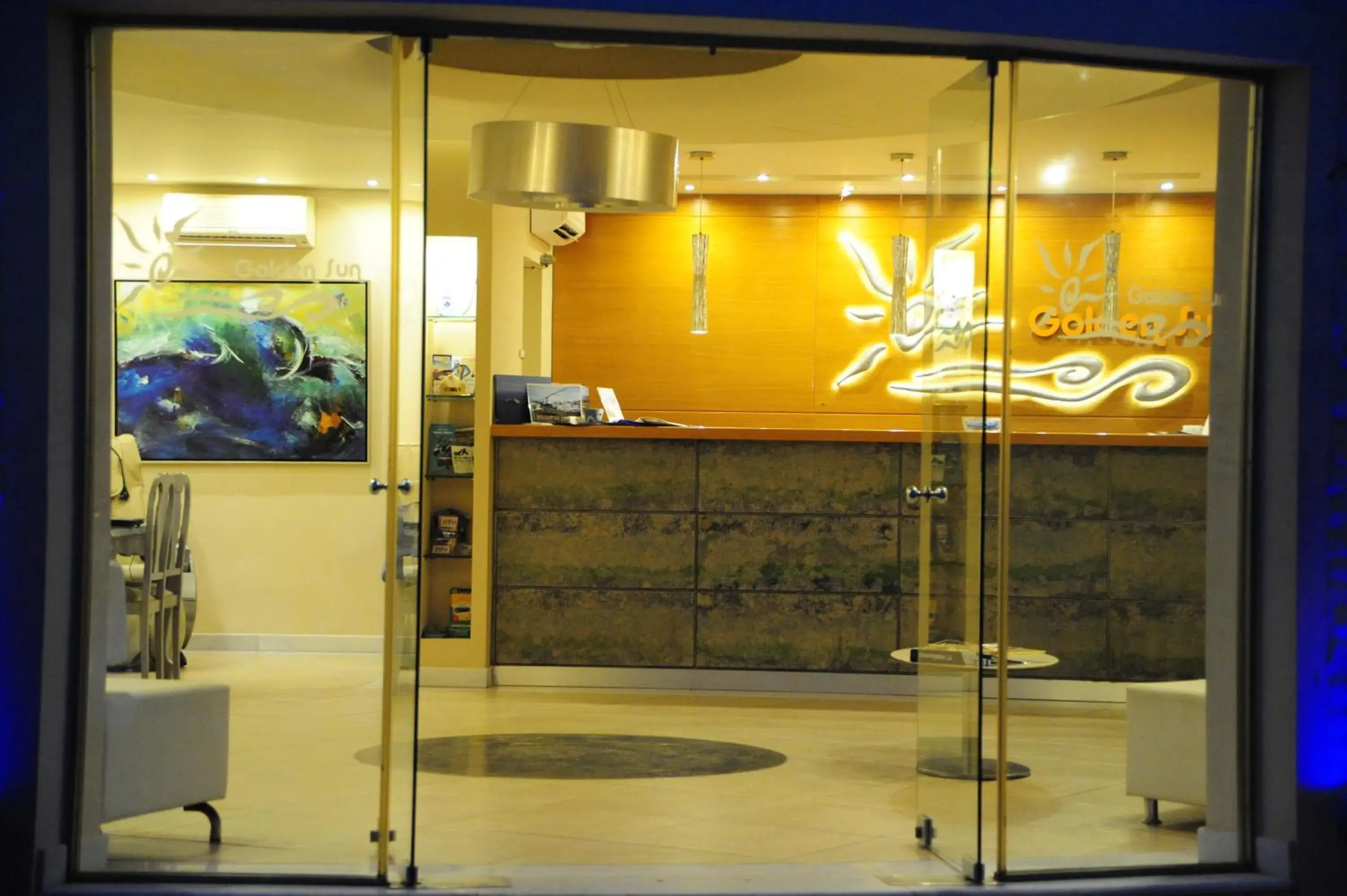 Lobby or reception in Golden Sun Hotel Lobby or reception in Golden Sun Hotel