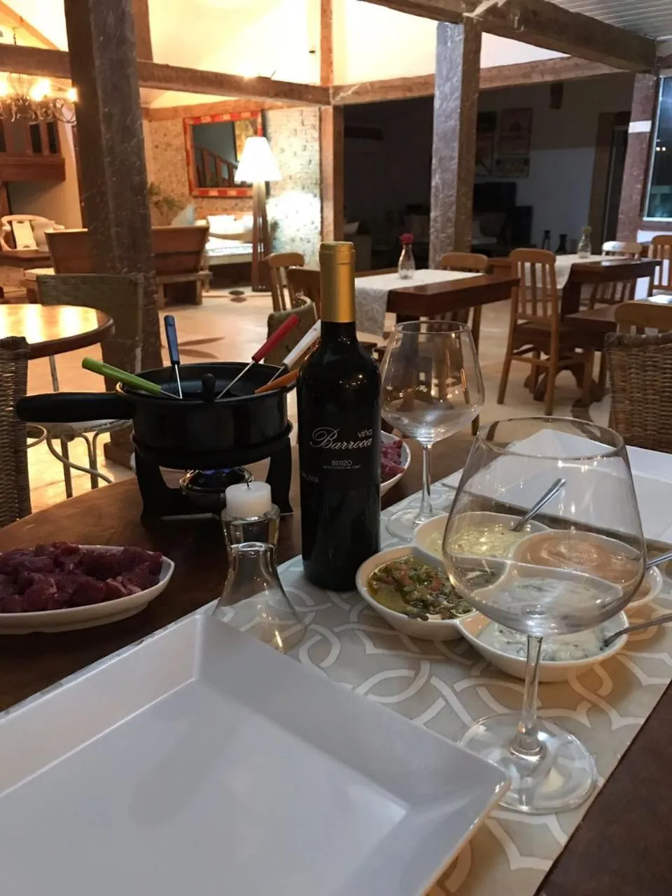 Restaurant/places to eat in Pousada Casa do Catavento