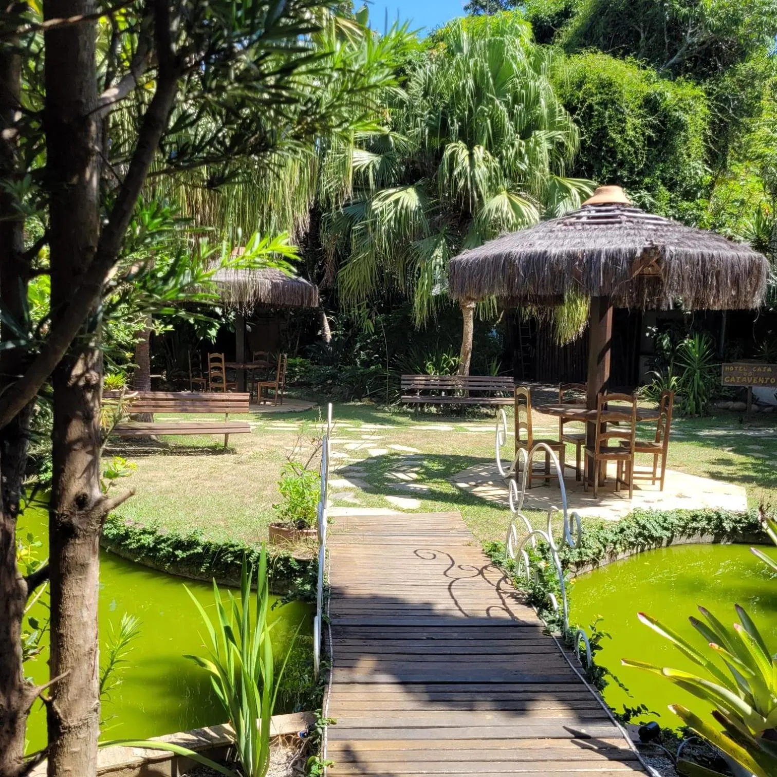 Natural landscape in Pousada Casa do Catavento