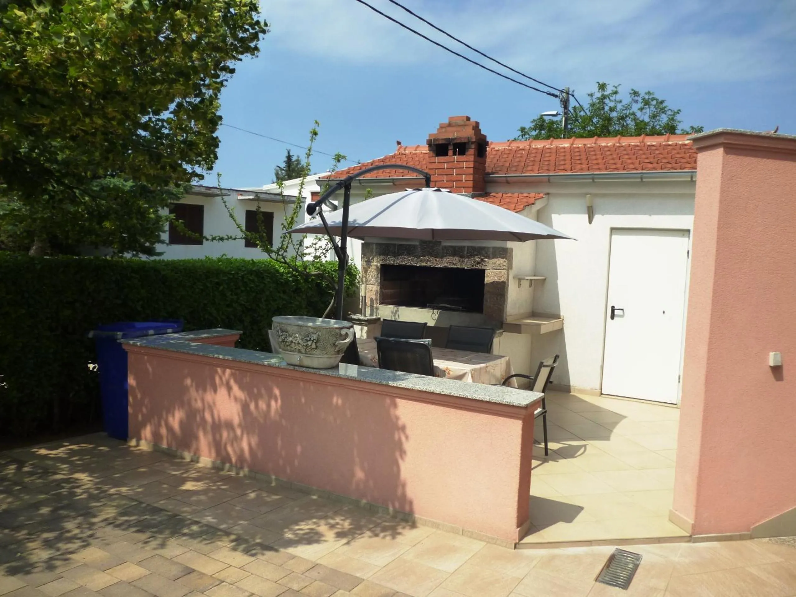 BBQ facilities in Apartments Pjer