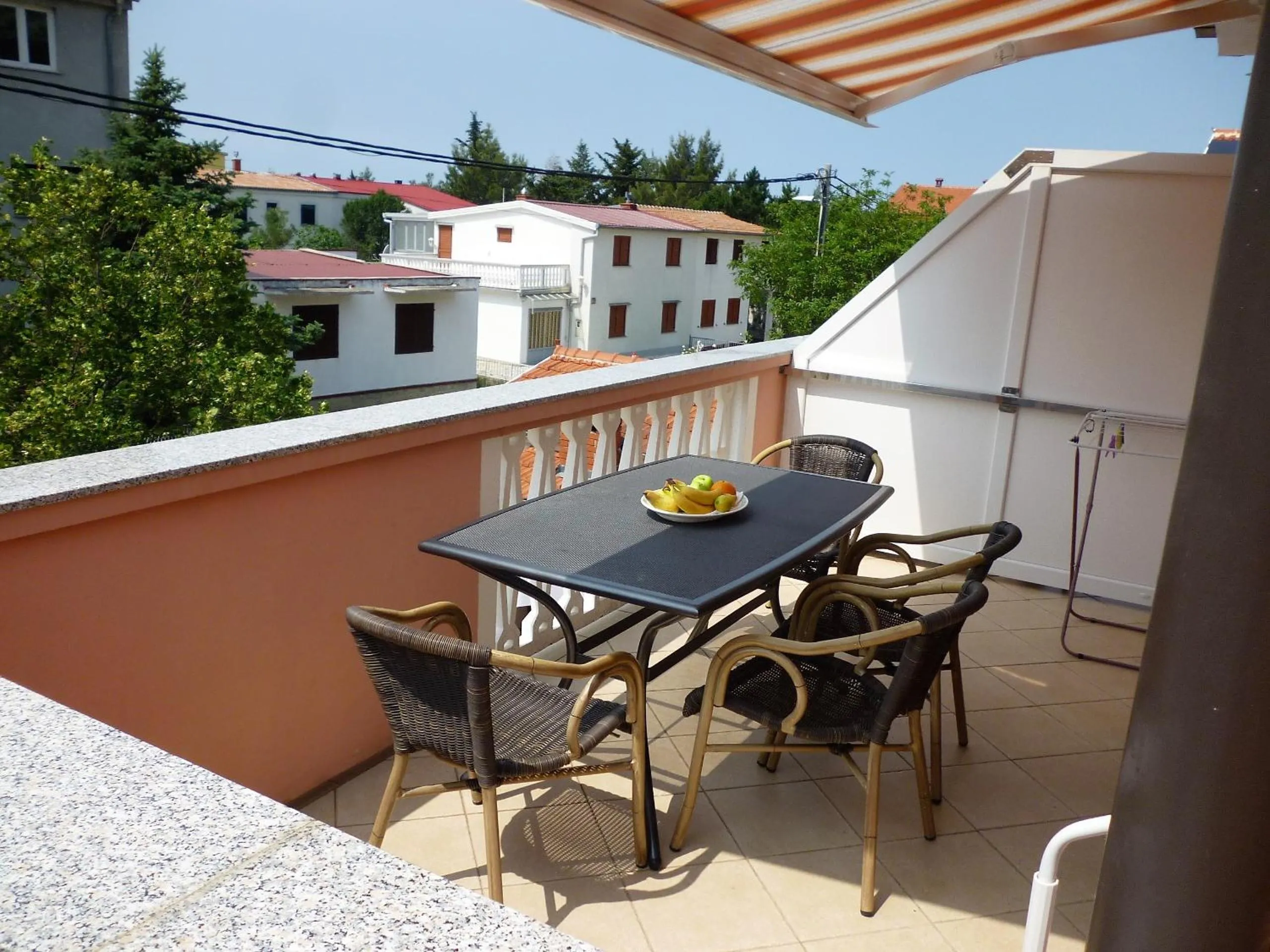 Balcony/Terrace in Apartments Pjer