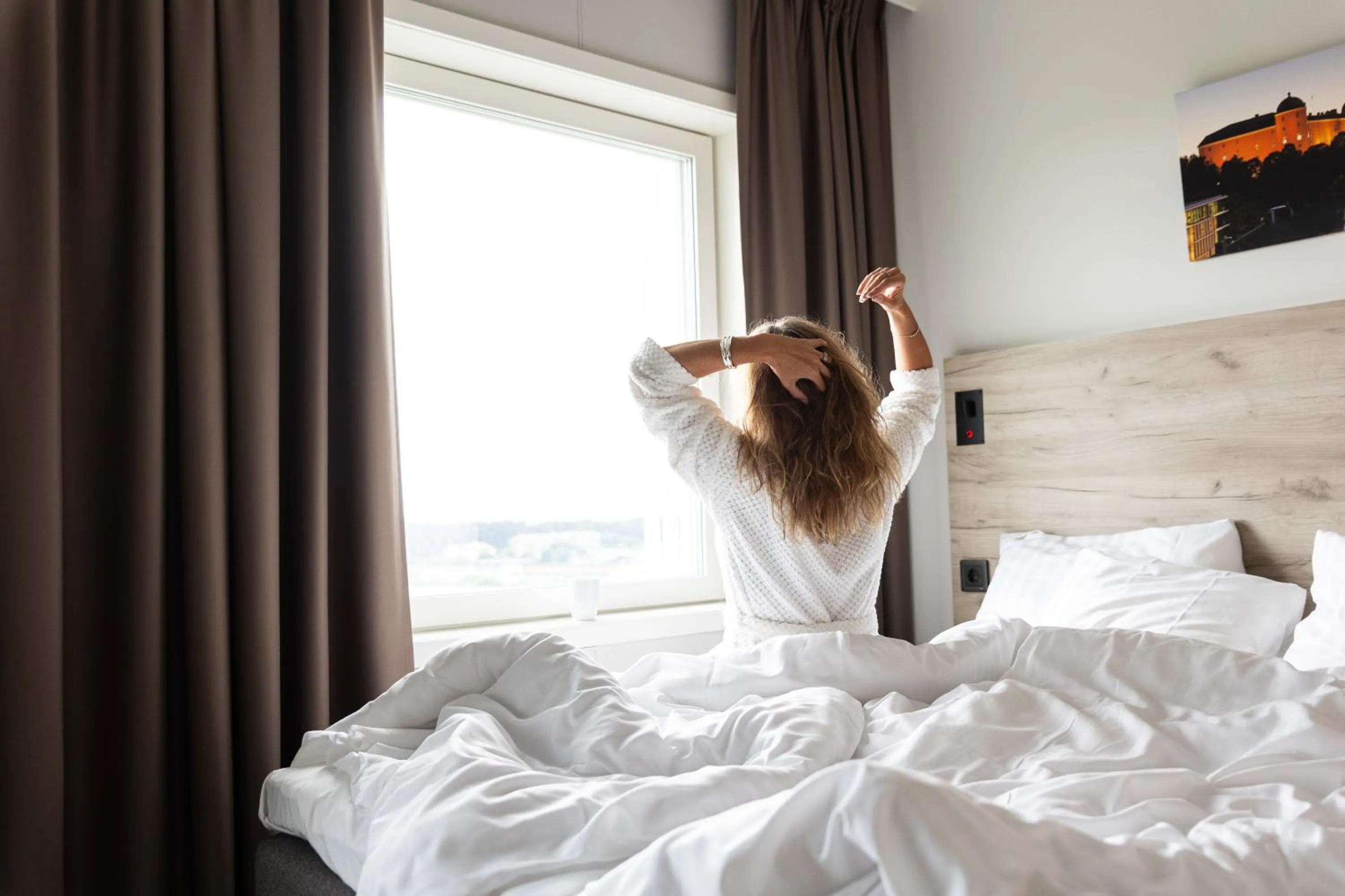 Photo of the whole room, Bed in ArenaHotellet i Uppsala