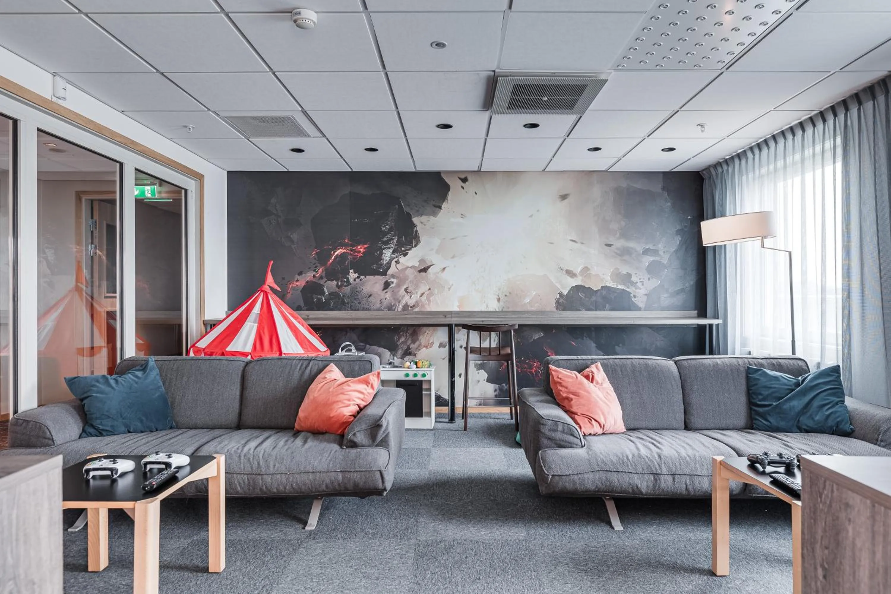 Game Room in ArenaHotellet i Uppsala