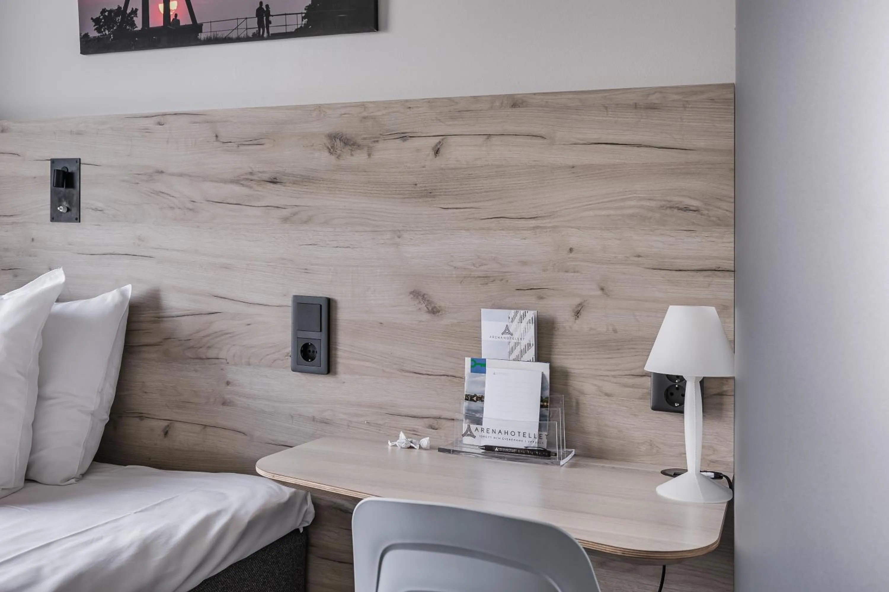 Photo of the whole room in ArenaHotellet i Uppsala