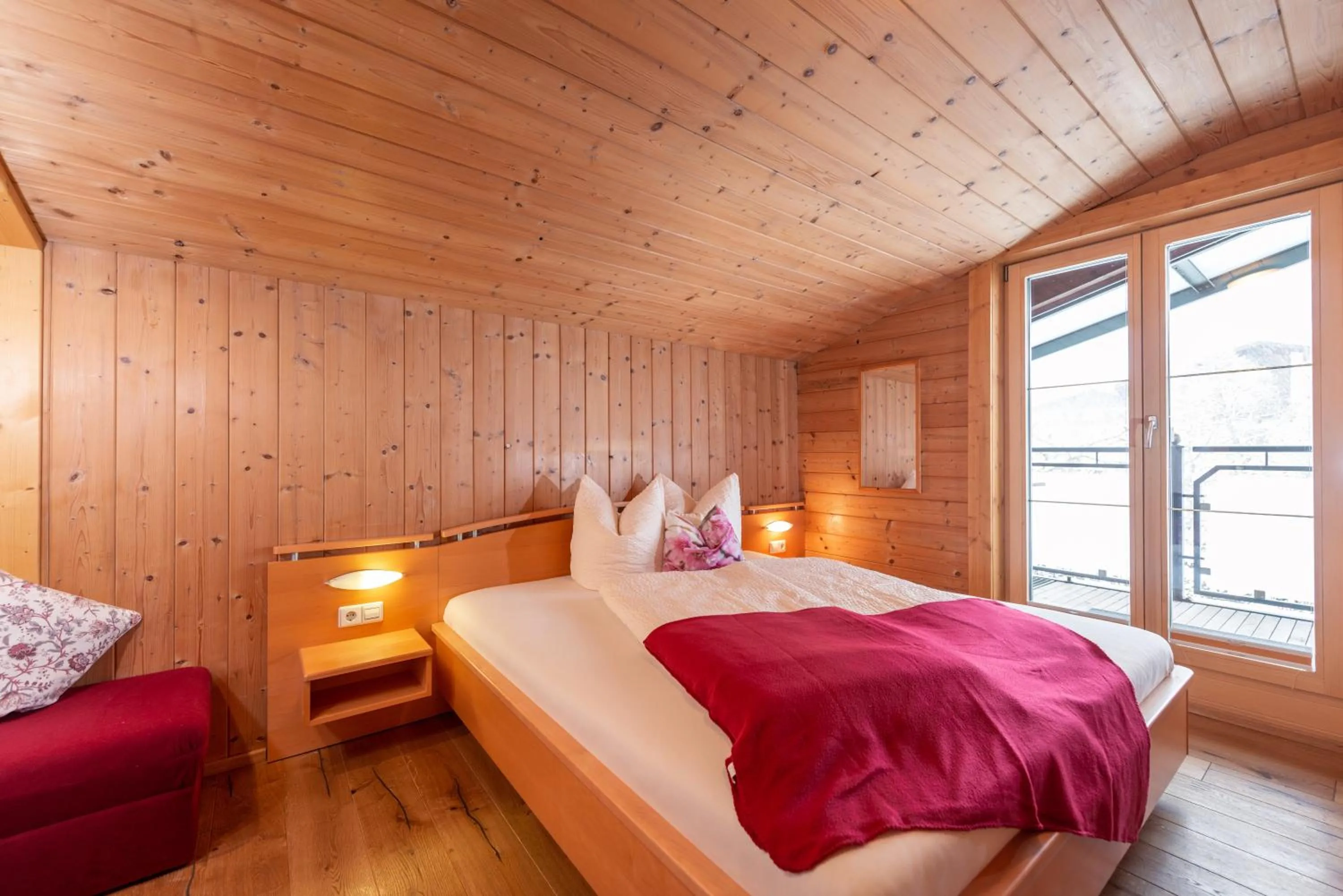 Bedroom, Bed in Wellnesshaus Reichelt