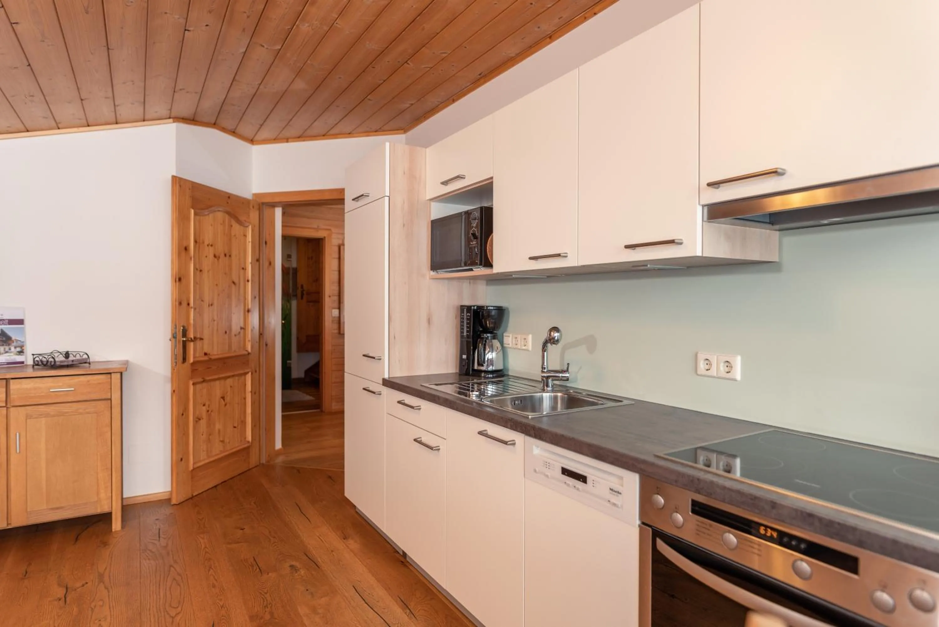 Kitchen or kitchenette in Wellnesshaus Reichelt