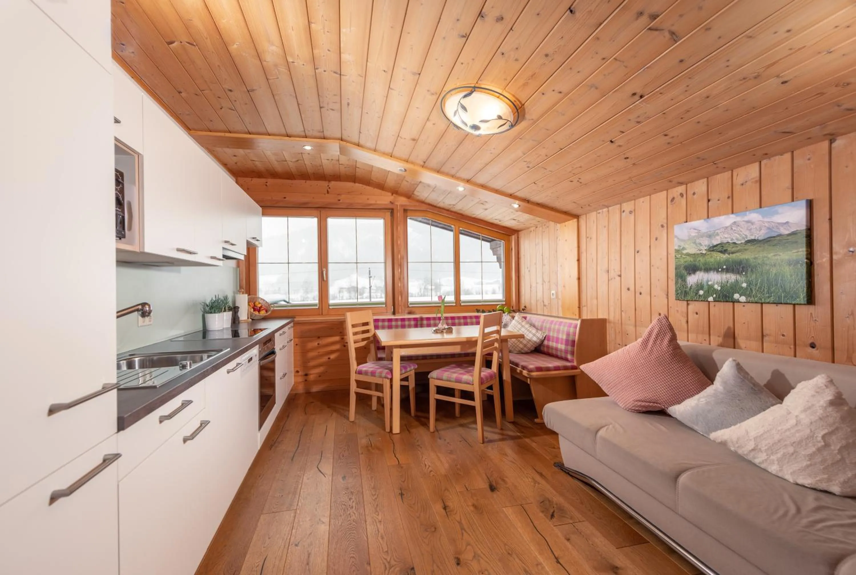 Kitchen or kitchenette in Wellnesshaus Reichelt