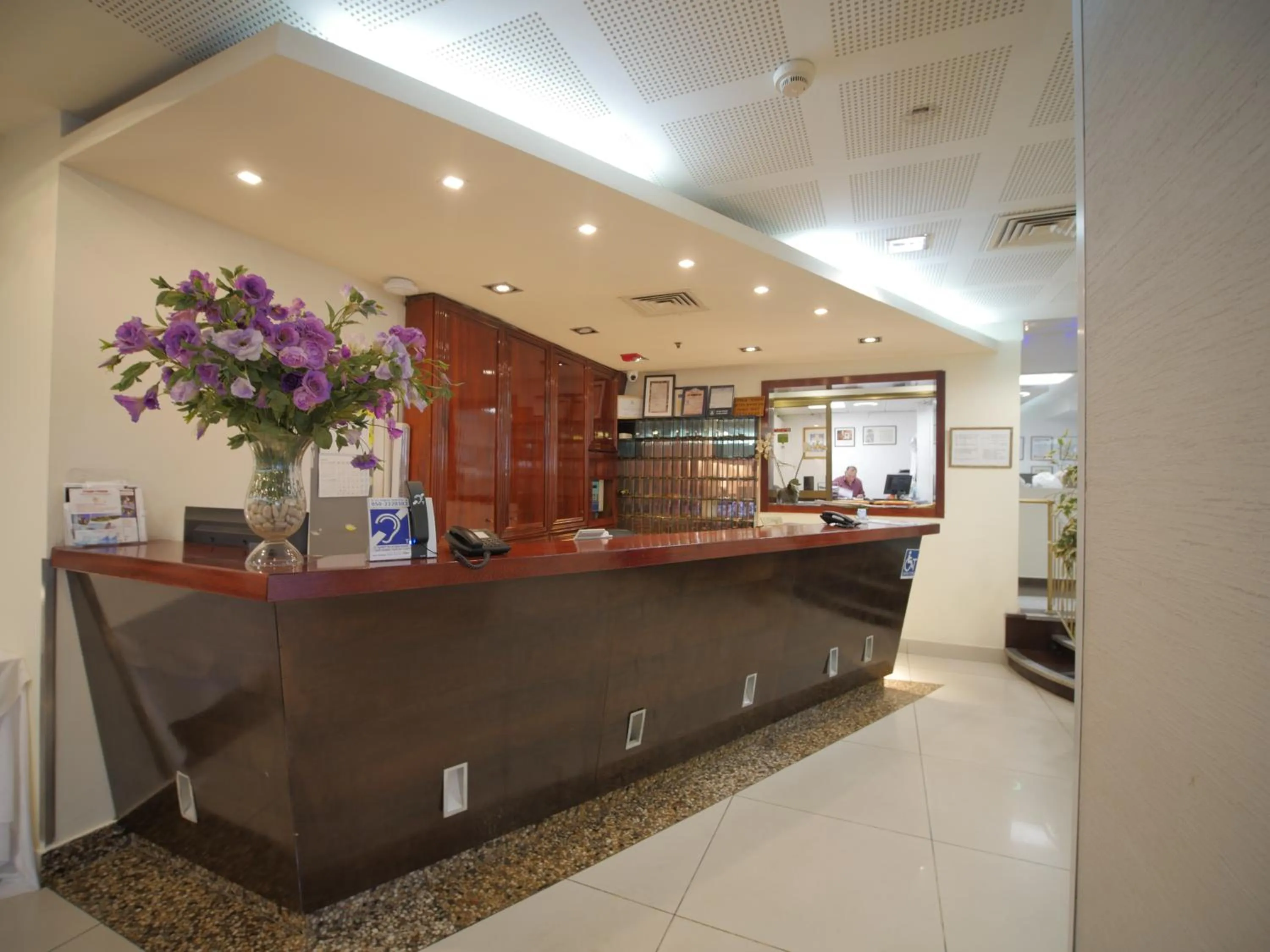 Lobby or reception in Margoa Hotel Netanya