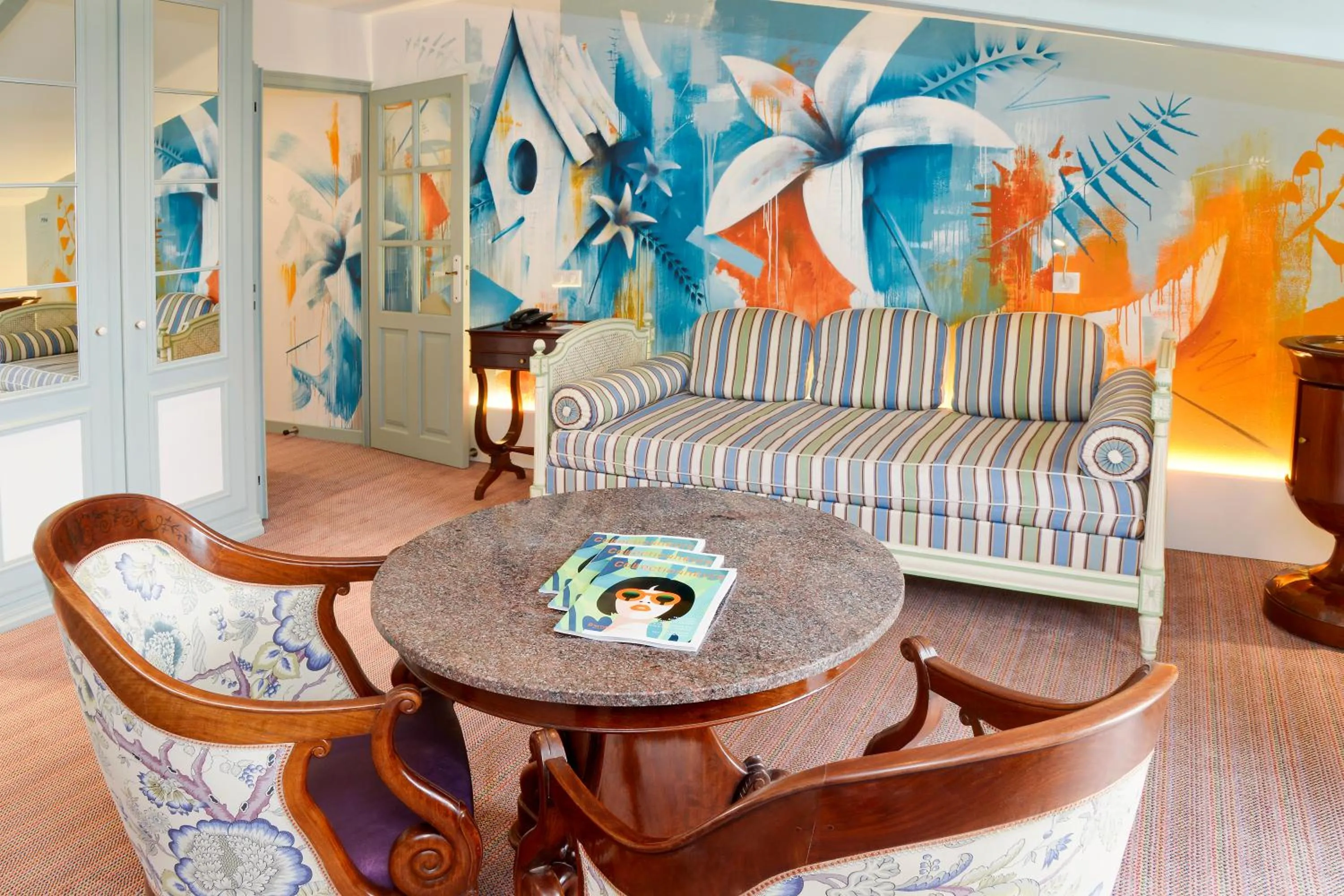 Living room in Hôtel L'Yeuse - Teritoria