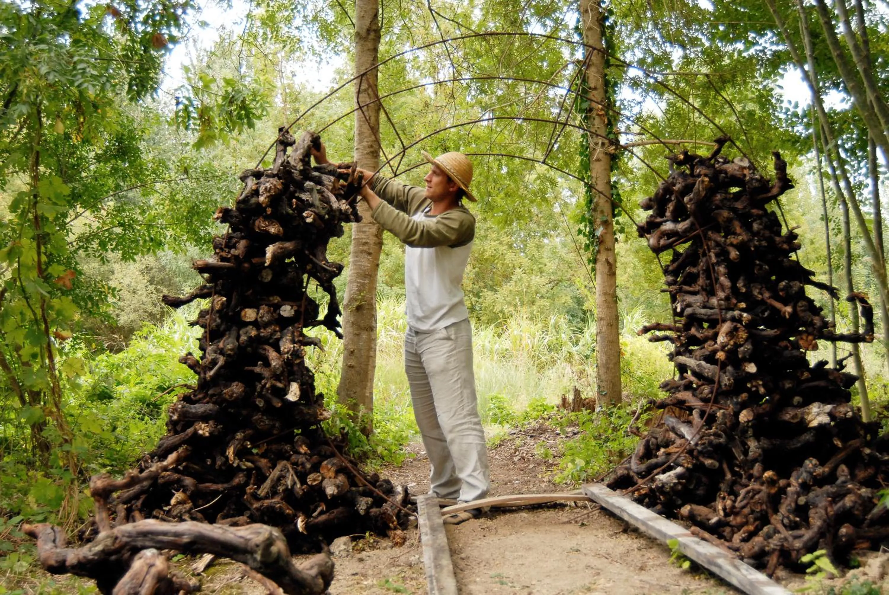 Garden in Hôtel L'Yeuse - Teritoria